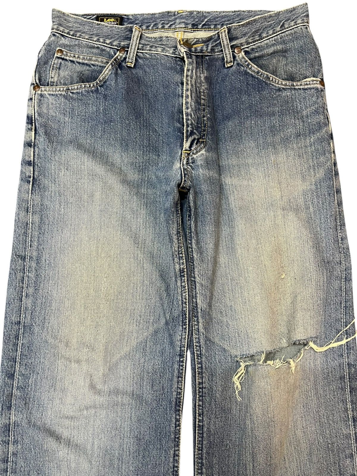 Lee Vintage Lee Riders Baggy Wide Leg Distressed Denim Size US 31 - 2 Thumbnail