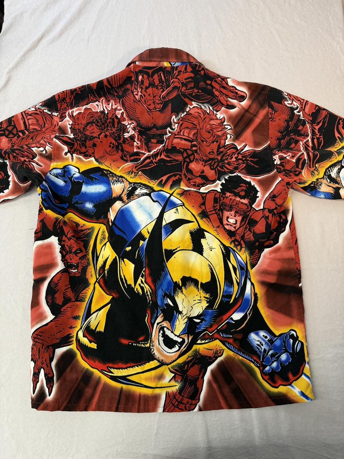Changes VTG X-Men Wolverine AOP Button Up - 2001 Changes - M Size US M / EU 48-50 / 2 - 2 Thumbnail