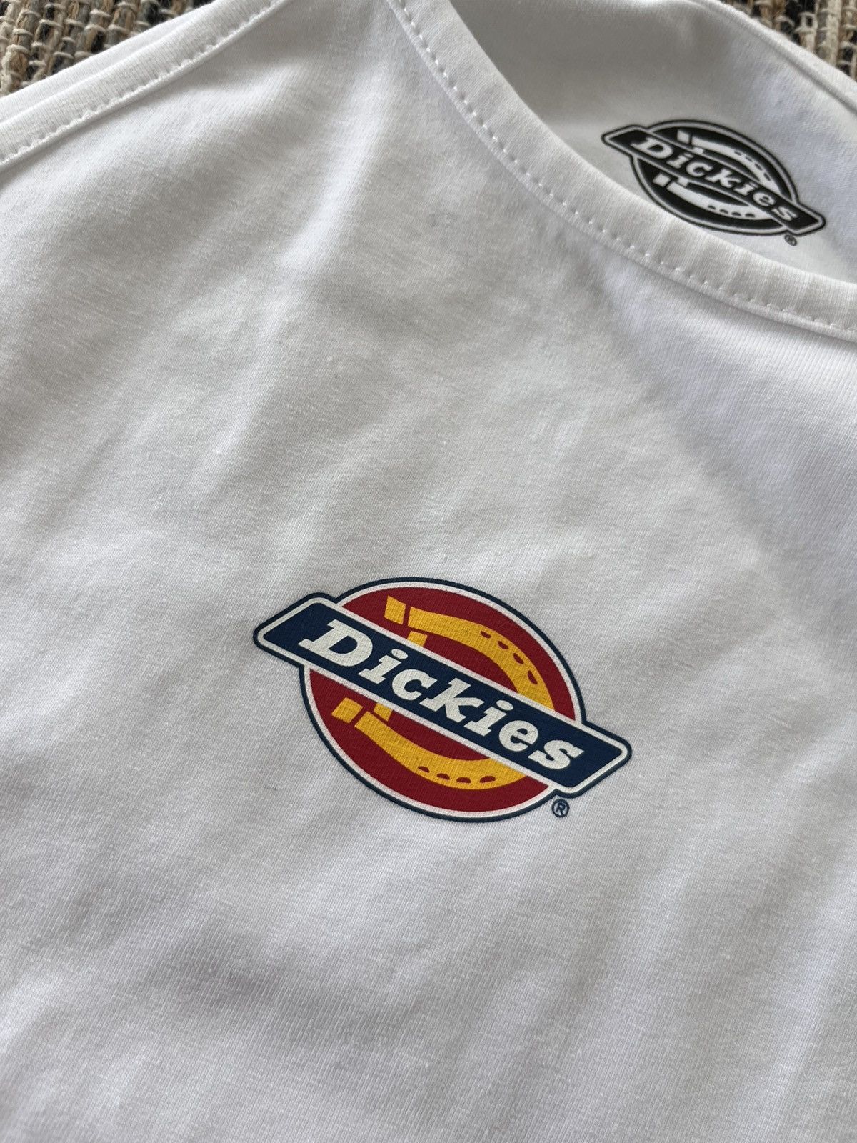 Dickies × Vintage Vintage Dickies Cropped Tank Top White Center Logo Y2K Size L / US 10 / IT 46 - 8 Thumbnail