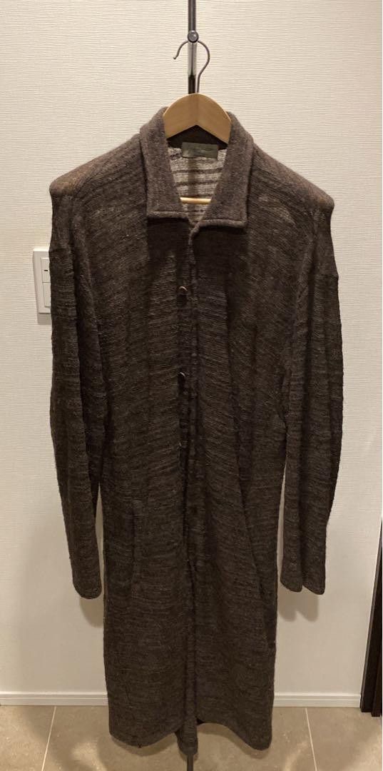 Yohji Yamamoto Yohji Yamamoto PourHomme wool/brown long cardigan Size US L / EU 52-54 / 3 - 1 Thumbnail