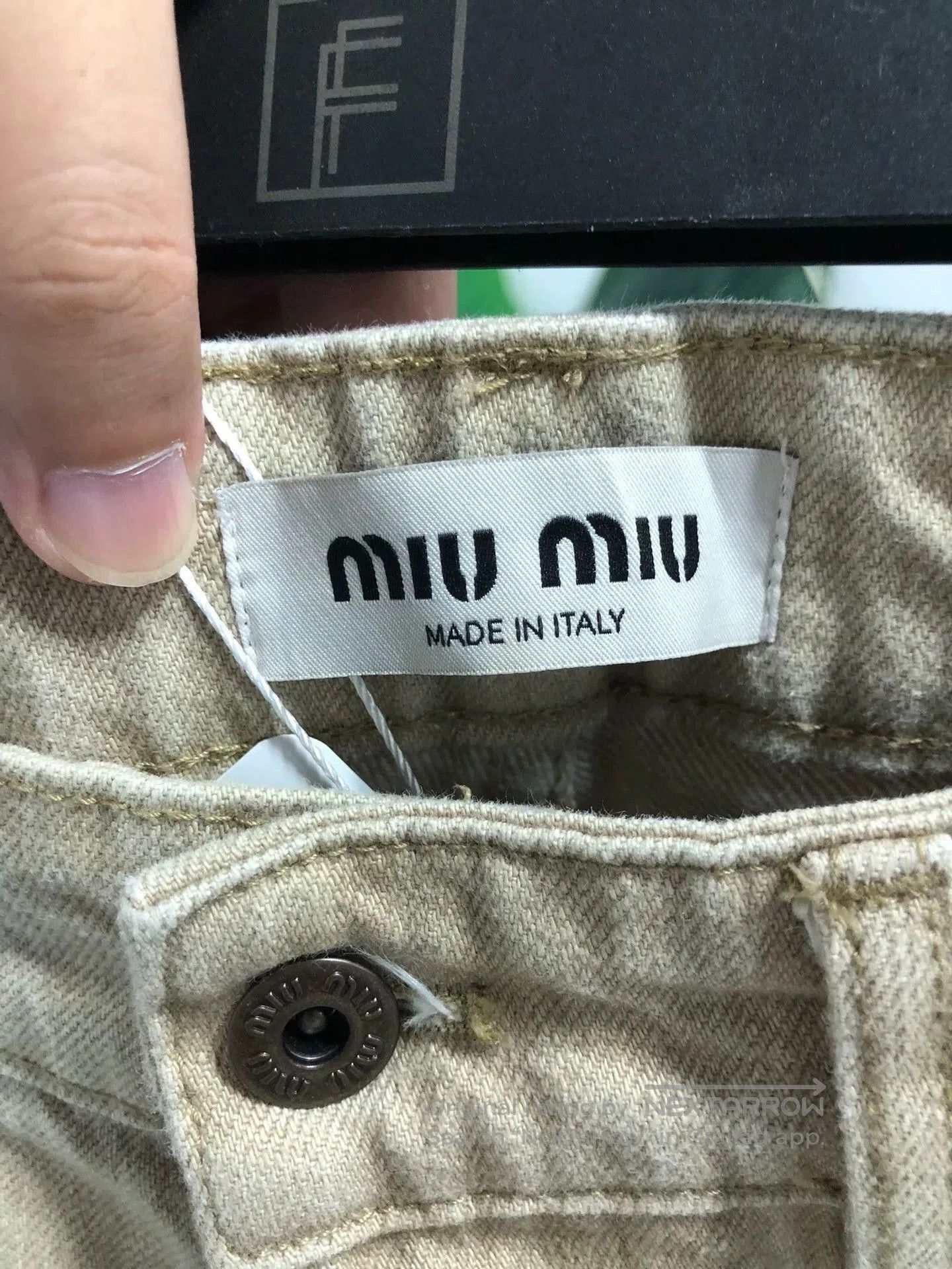 Miu Miu Miu Miu Beige Straight. Size 25" / US 0 / IT 36 - 3 Thumbnail