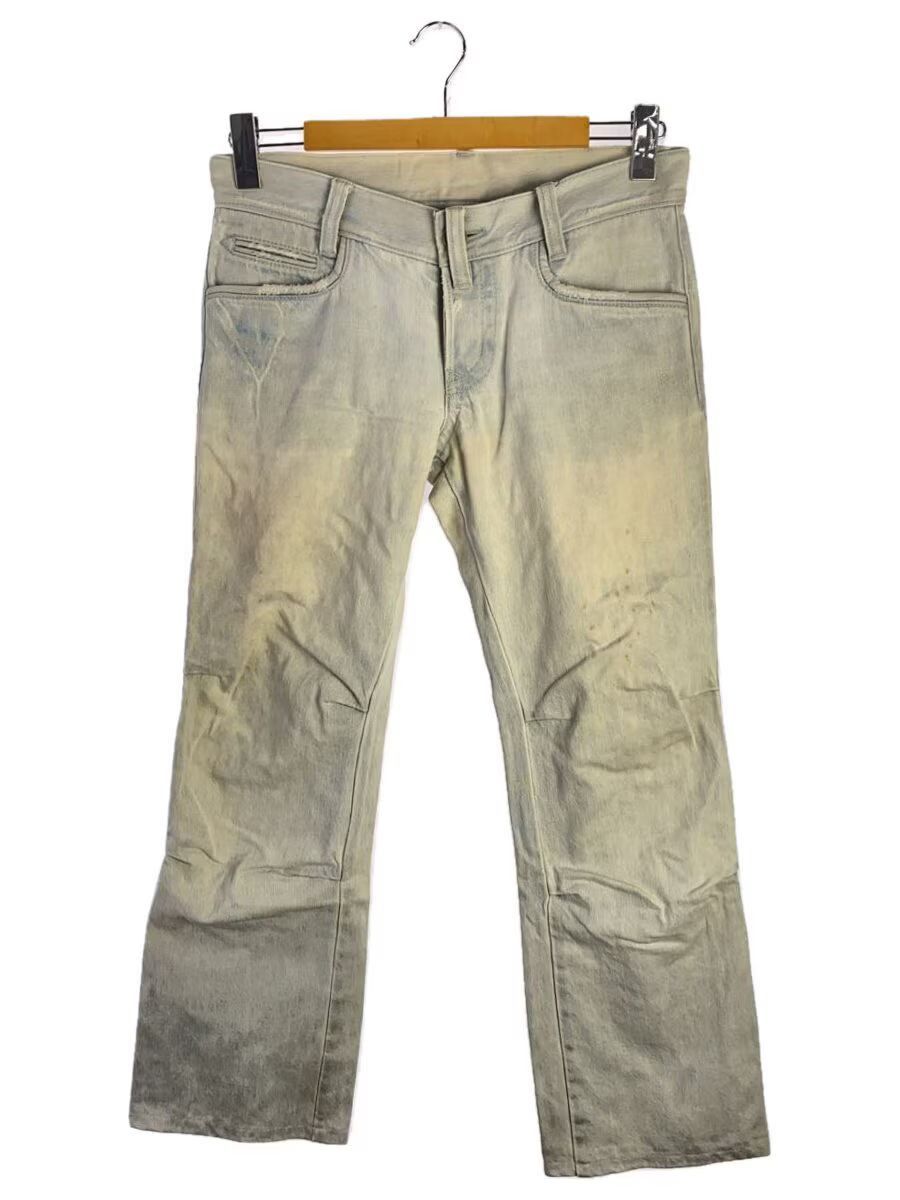 Jean Paul Gaultier Archive Distressed Straight Leg Denim Size US 30 / EU 46 - 1 Thumbnail