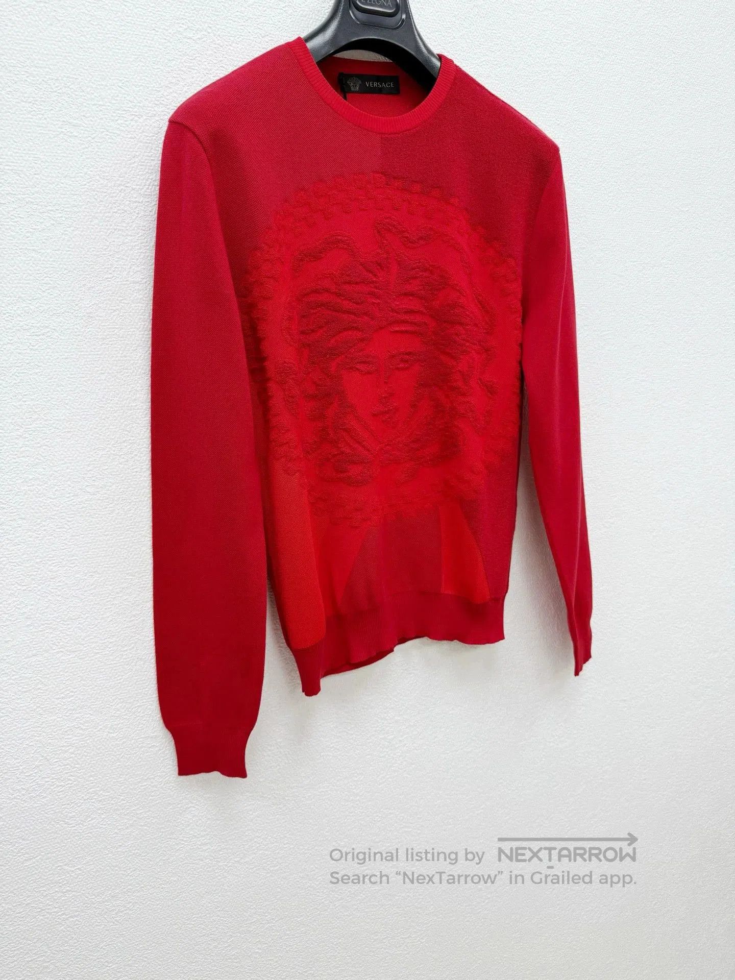 Versace VERSACE Main Line Floral Knit Coat. Size US M / EU 48-50 / 2 - 3 Thumbnail