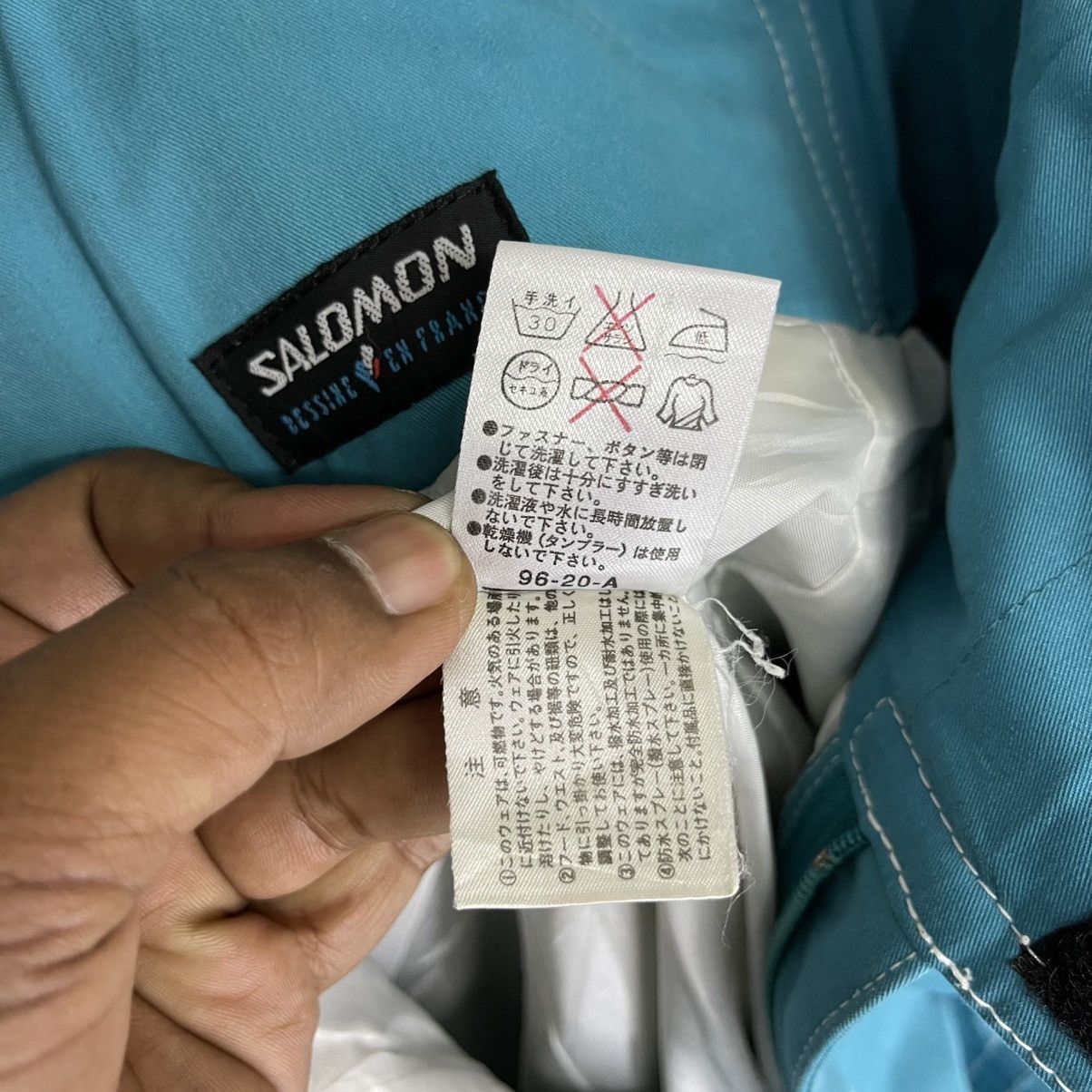 Salomon × Vintage Vintage Salomon Ski Pants Turqouise Size US 32 / EU 48 - 8 Thumbnail