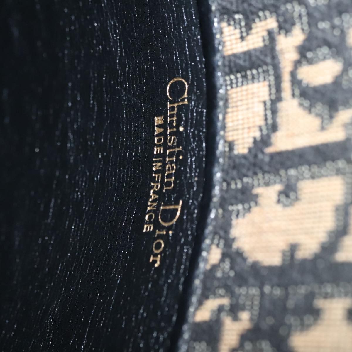 Dior DIOR Trotter Canvas Shoulder Bag Navy Size ONE SIZE - 12 Thumbnail
