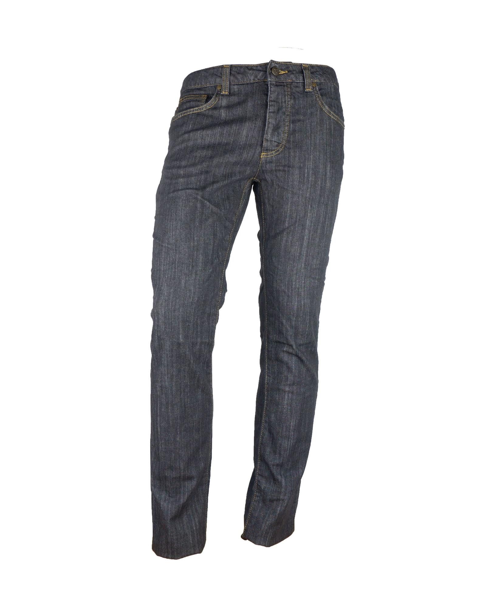 image of Cavalli Class Embroidered Denim Jeans in Grey, Men's (Size 30)