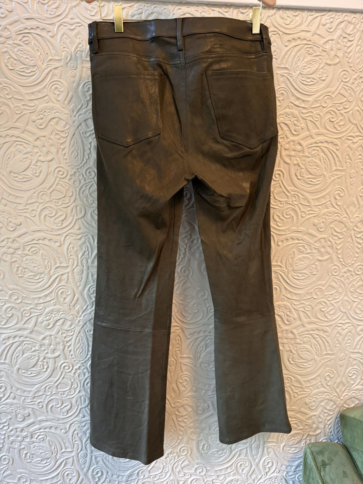 Frame Le Crop Mini Boot Leather Pant Size 30" / US 8 / IT 44 - 6 Thumbnail