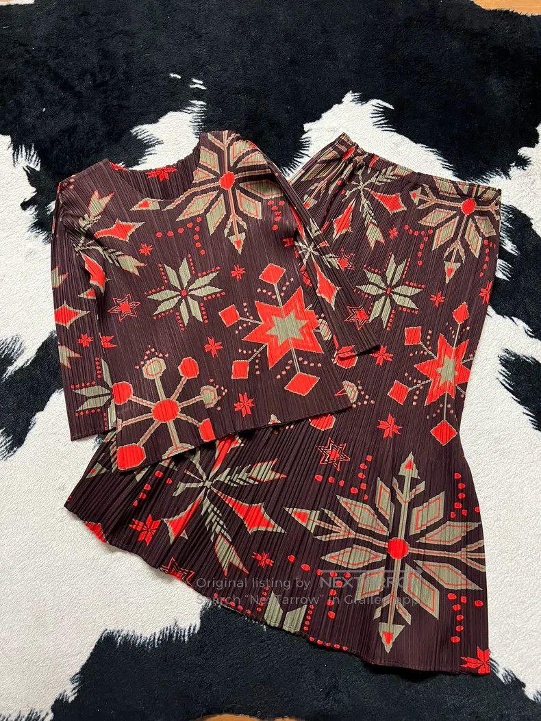 Issey Miyake Issey Miyake Geometric Ruffle Long Sleeve Size XL / US 12-14 / IT 48-50 - 2 Thumbnail