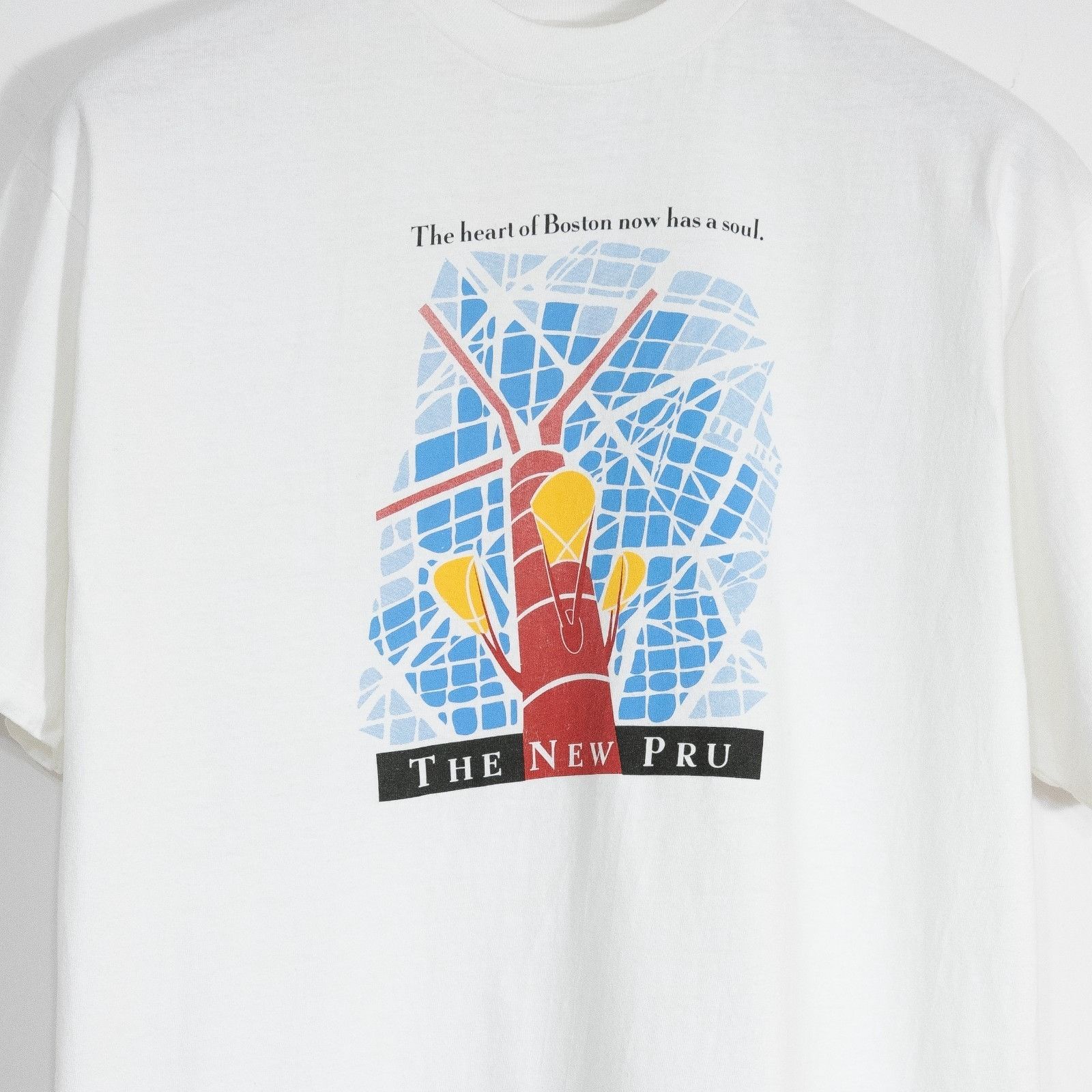 Vintage Vintage 90s The New Pru Boston T Shirt Large - Single Stitch Size US L / EU 52-54 / 3 - 3 Thumbnail