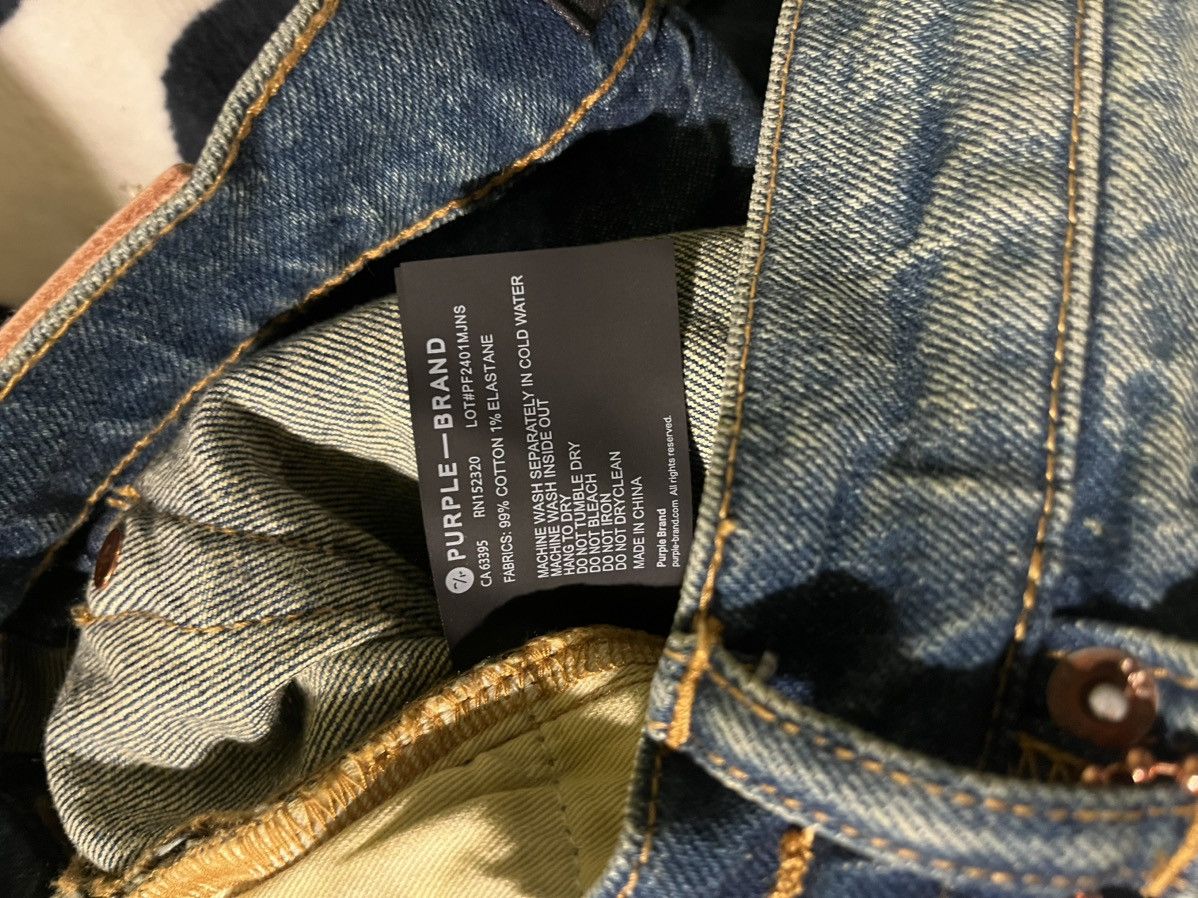 Purple Brand PURPLE BRAND Mid indigo Skinny jeans Size US 28 / EU 44 - 10 Thumbnail