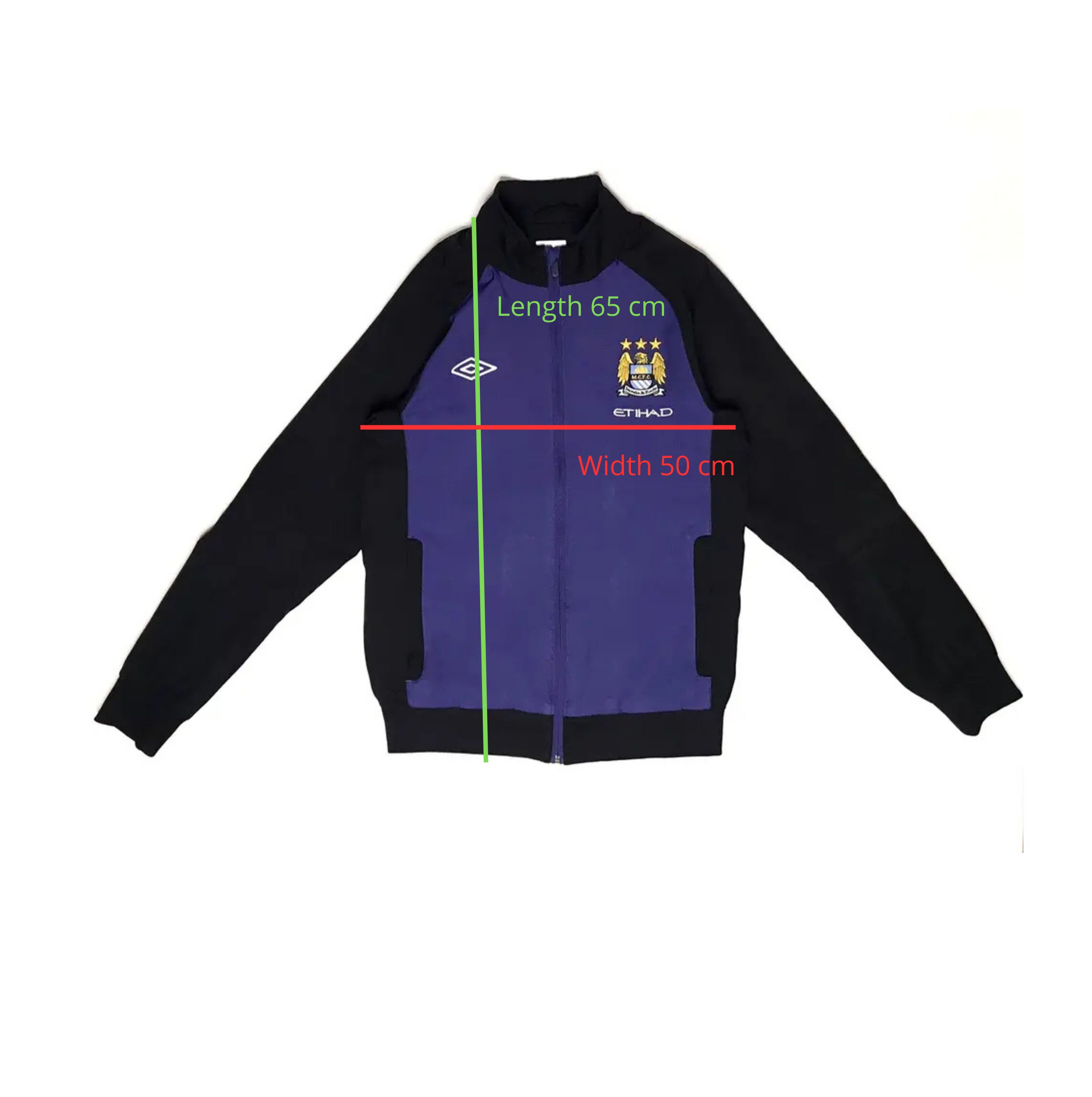 Umbro 2012-13 Manchester City Umbro Track Jacket Men’s S Size US S / EU 44-46 / 1 - 3 Thumbnail