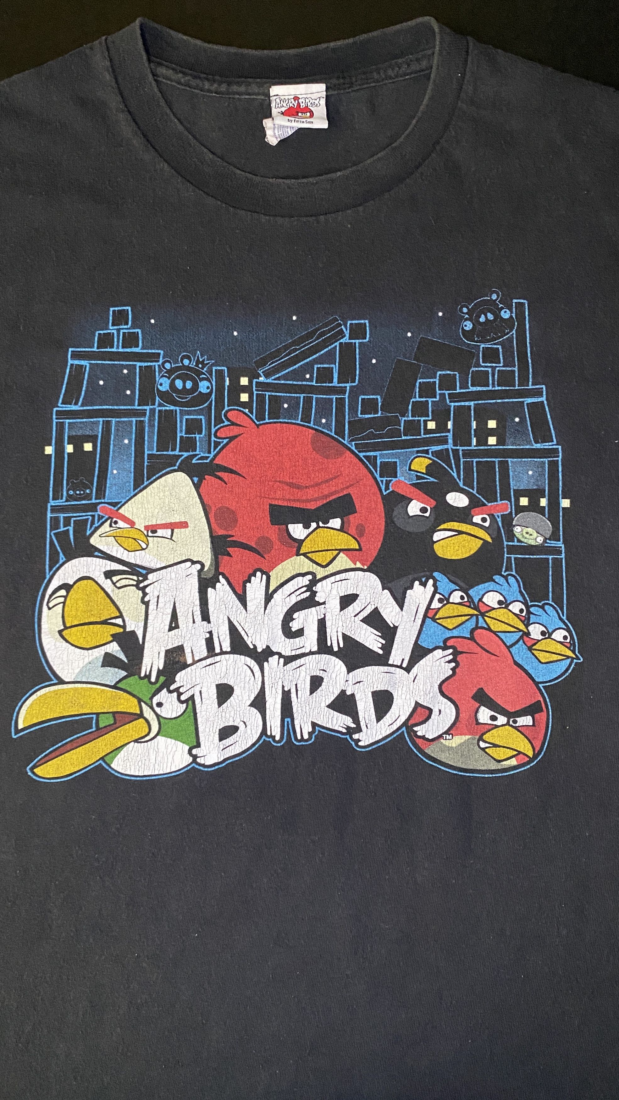 The Game Early 2010s Angry Birds Original Flock Graphic Tee Size US XL / EU 56 / 4 - 2 Thumbnail