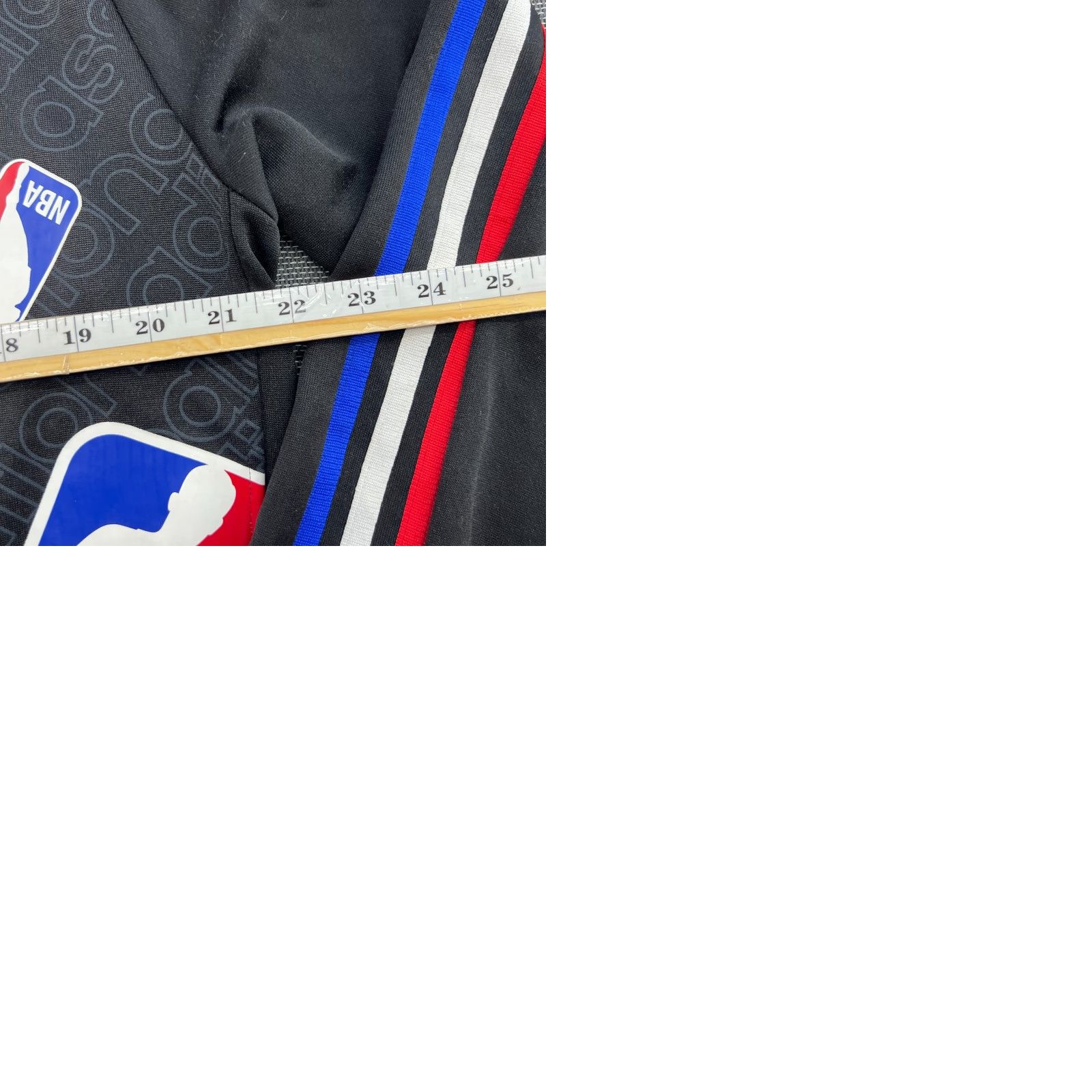Adidas Adidas 2008 NBA Jacket Sz M Full Zip Black Track Big Logo Trefoil Spellout Rasta Mens Size US M / EU 48-50 / 2 - 9 Thumbnail