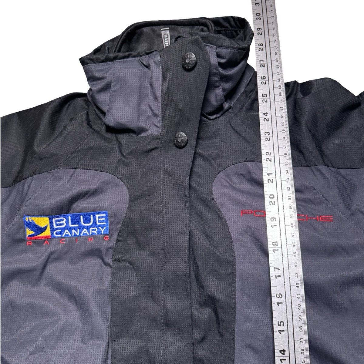Other Vintage Porsche Blue Canary Racing Jacket Windbreaker S Size S / US 4 / IT 40 - 4 Thumbnail