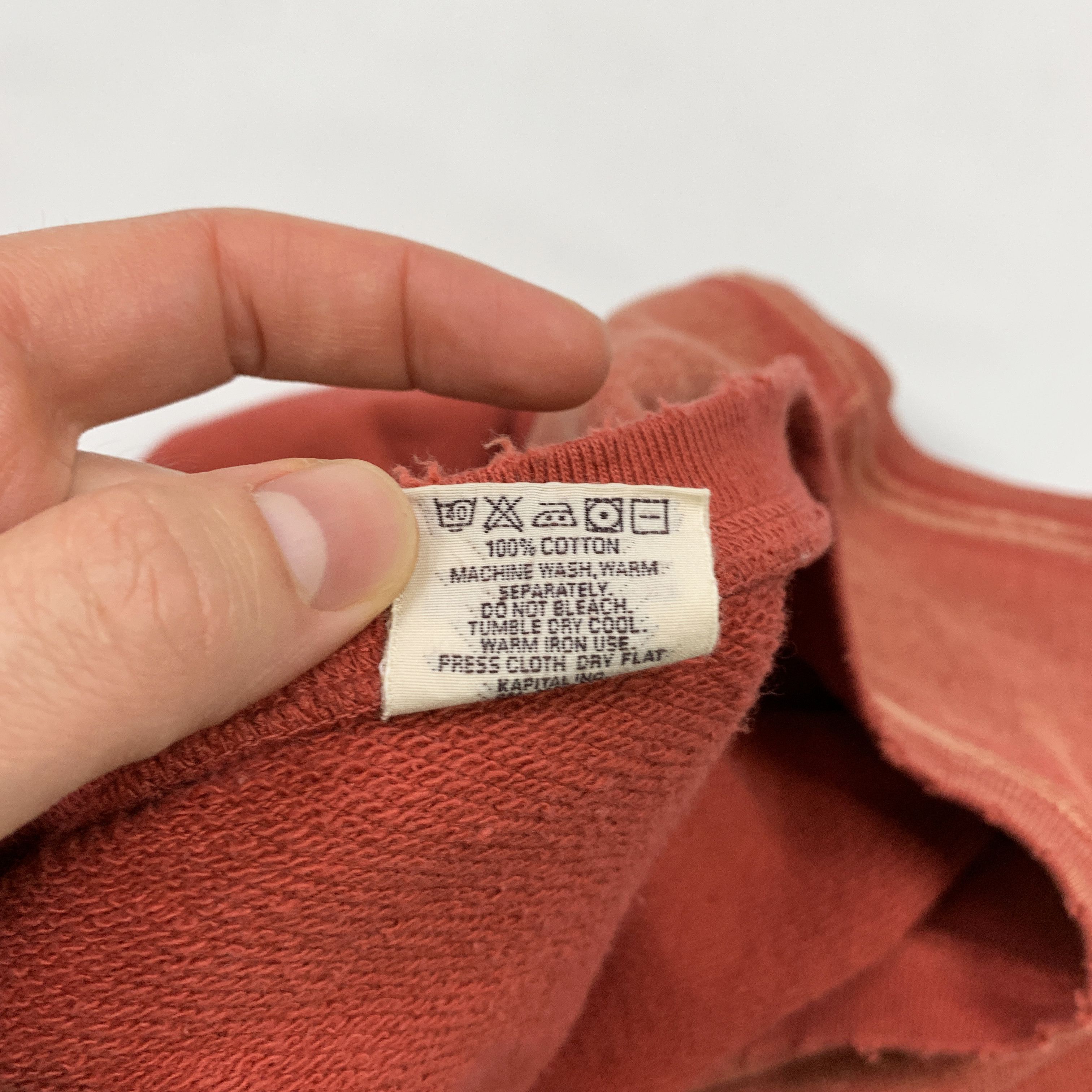 Kapital Painter Sweatshirt Vest - Sun-faded / Distressed / Repaired Size US L / EU 52-54 / 3 - 11 Thumbnail