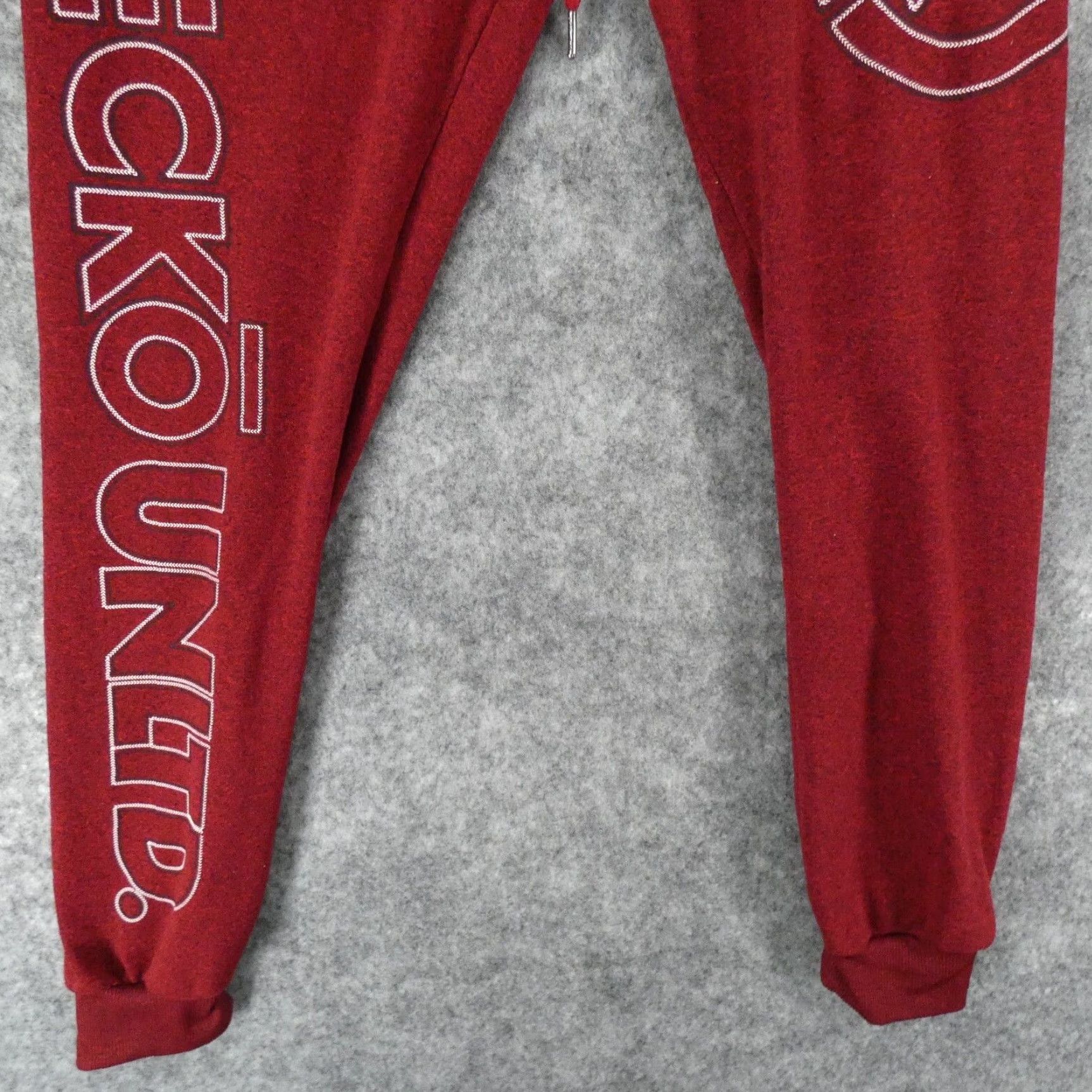 Ecko Unltd. Ecko Unltd Pants Mens M Fleece Jogger Red Drawstring Logo Spell Out Size US 31 - 5 Thumbnail