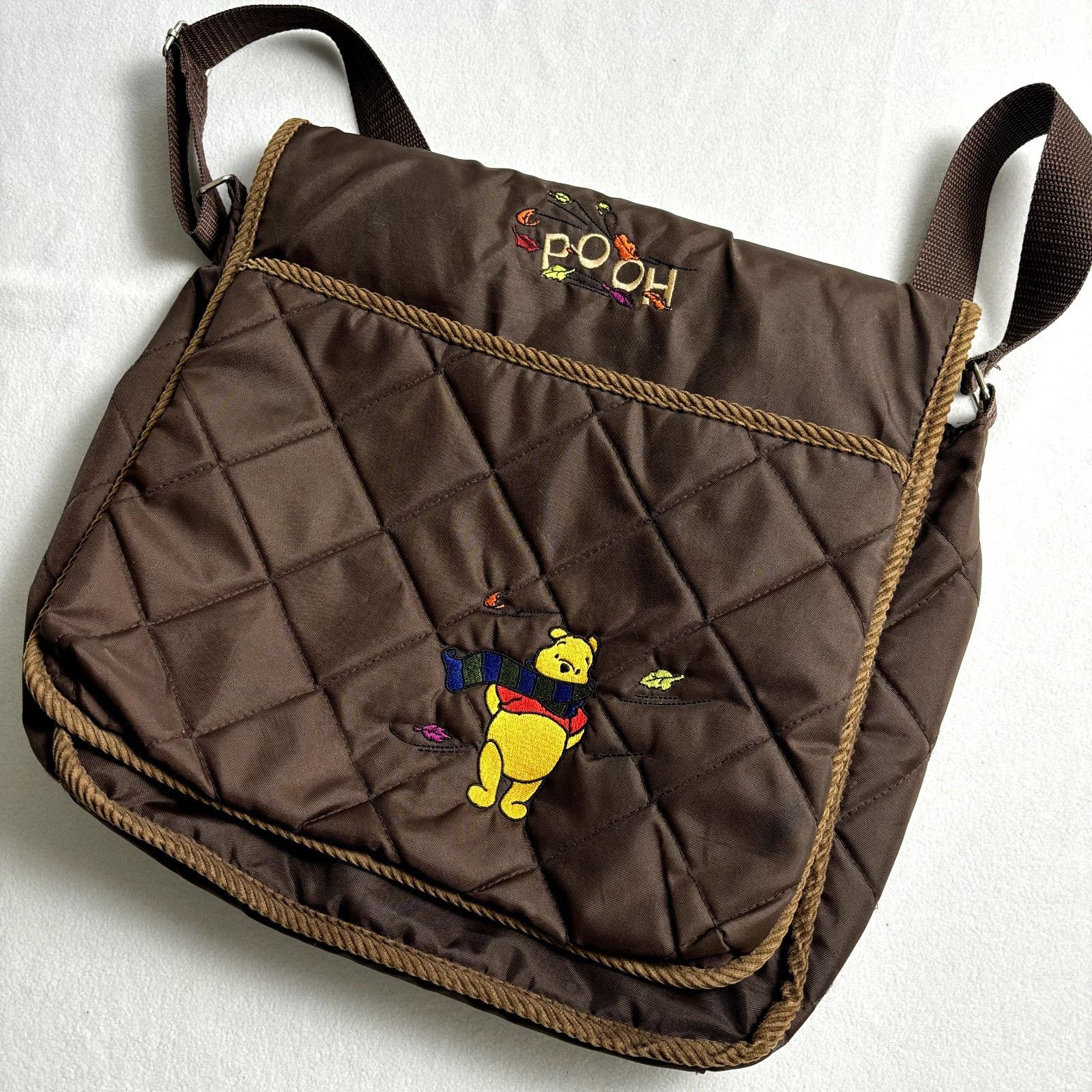 Other Winnie the Pooh Brown Crossbody Tote Bag, Disney Character B Size ONE SIZE - 1 Thumbnail