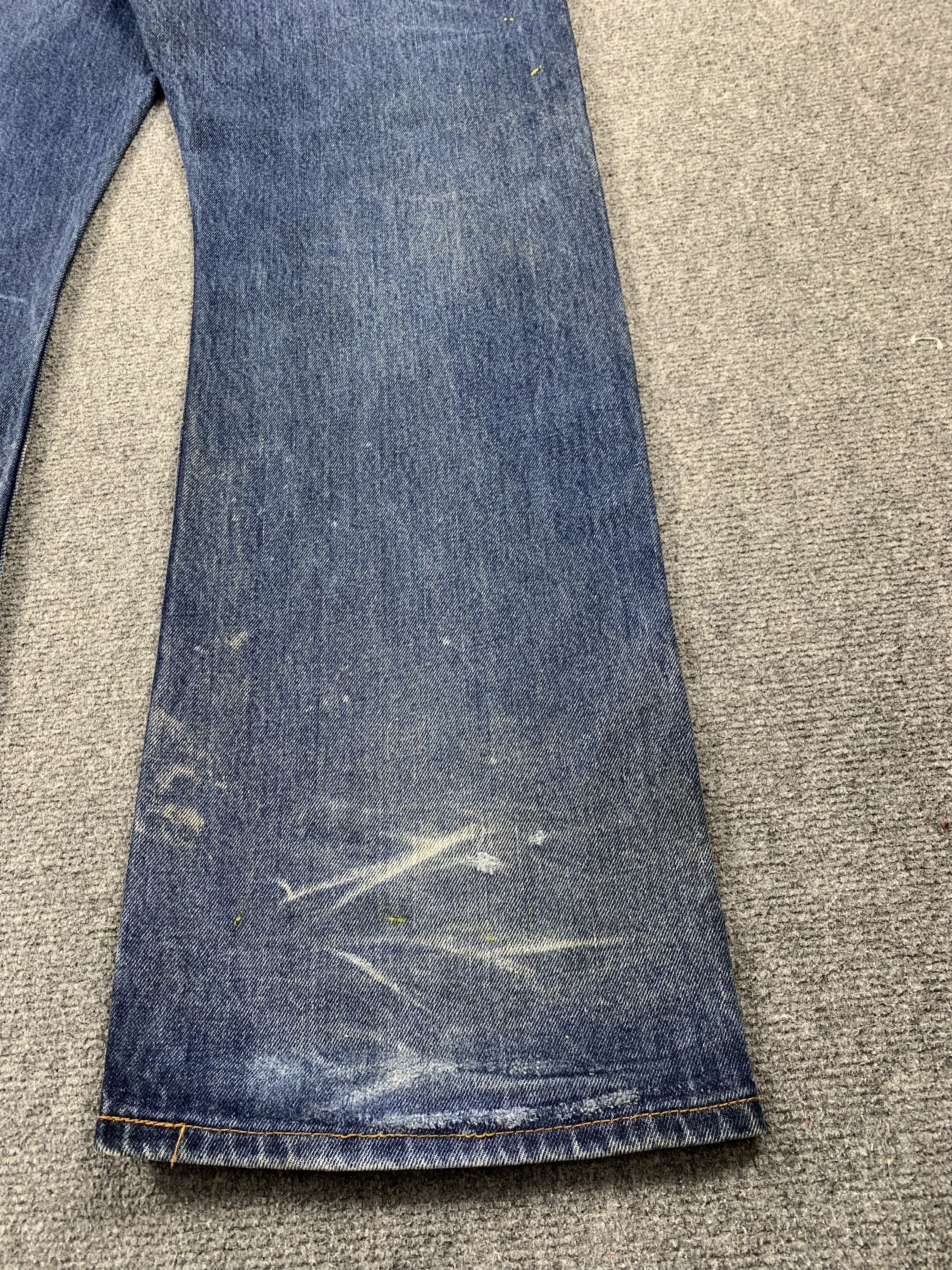Levi's Vintage Levis 517 Flared Bootcut Splatter Paint Jeans DP2138 Size US 39 - 17 Thumbnail