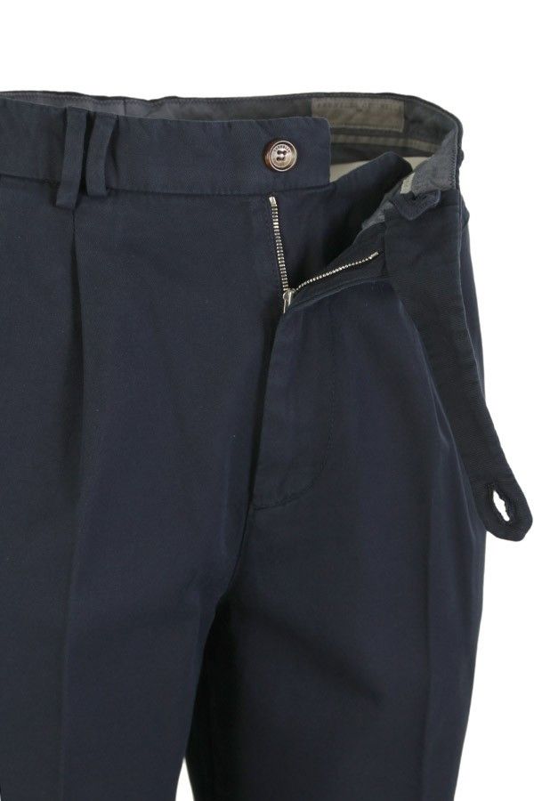 Brunello Cucinelli o1y0526 Casual Pant in Slate Blue Size US 38 / EU 54 - 6 Thumbnail