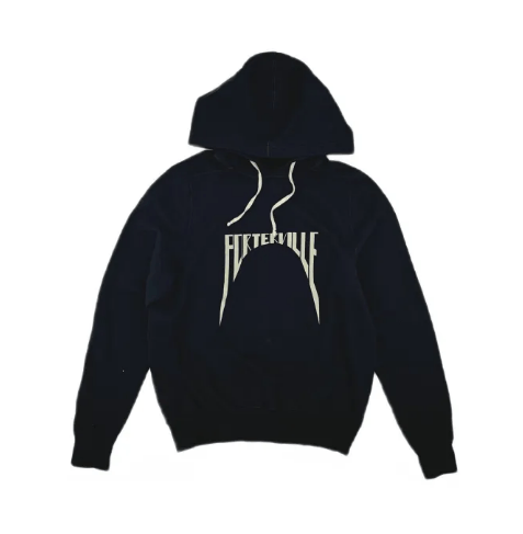 Rick Owens Rick Owens Black Graphic Hoodie Size US S / EU 44-46 / 1 - 1 Thumbnail