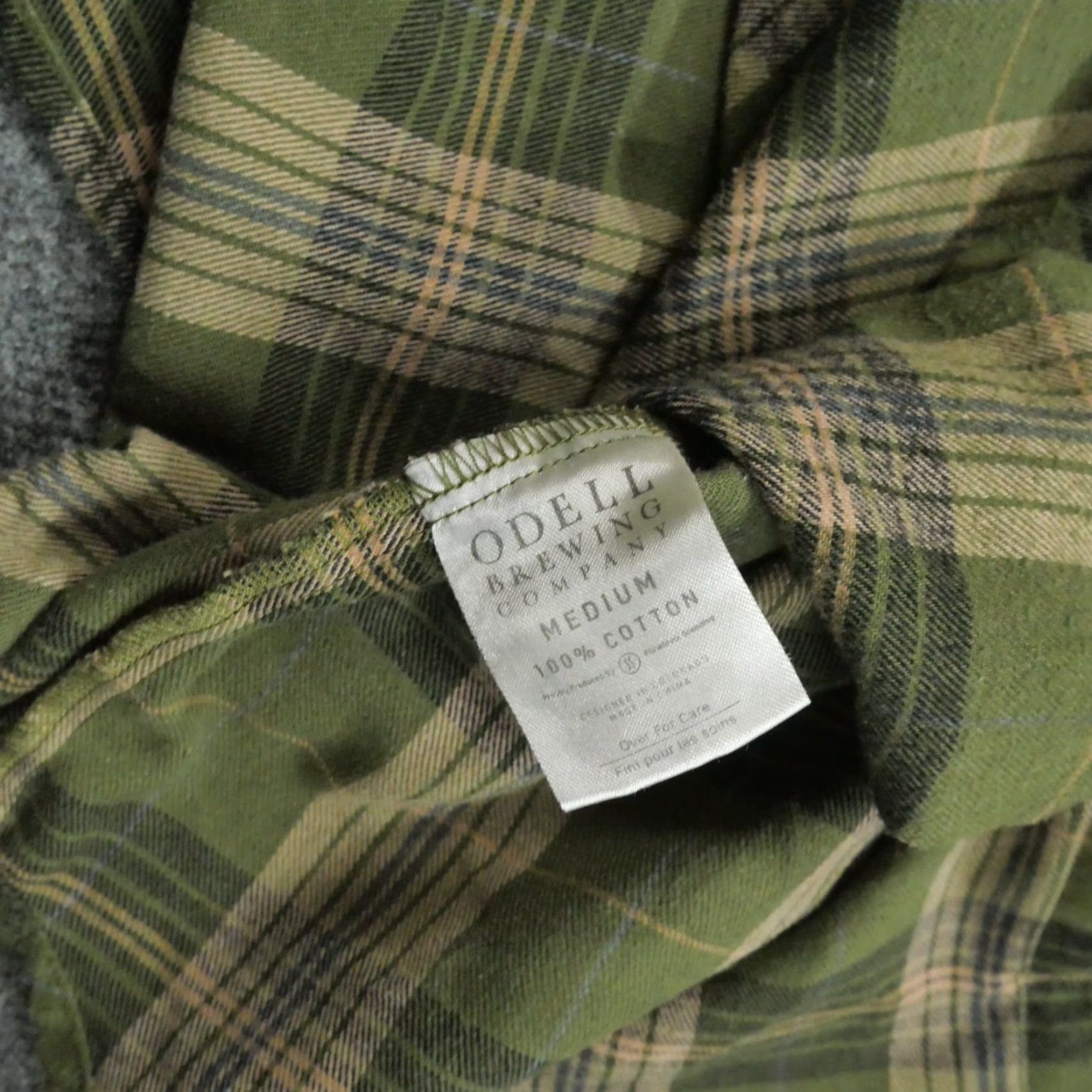 CO Odell Shirt Mens M Green Plaid Flannel Button-Up Casual Beer Workwear Size US M / EU 48-50 / 2 - 6 Thumbnail