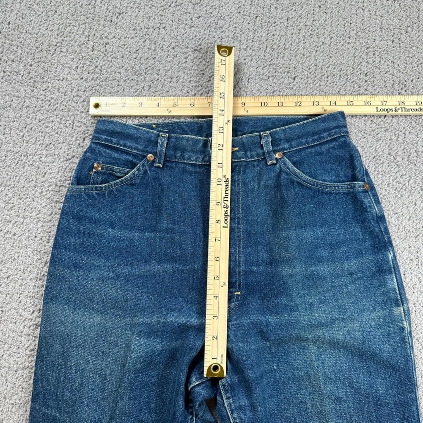 Lee Vintage Lee Made in USA Womens Jeans 14 L Medium Wash High Size 36" / US 14 / IT 50 - 3 Thumbnail