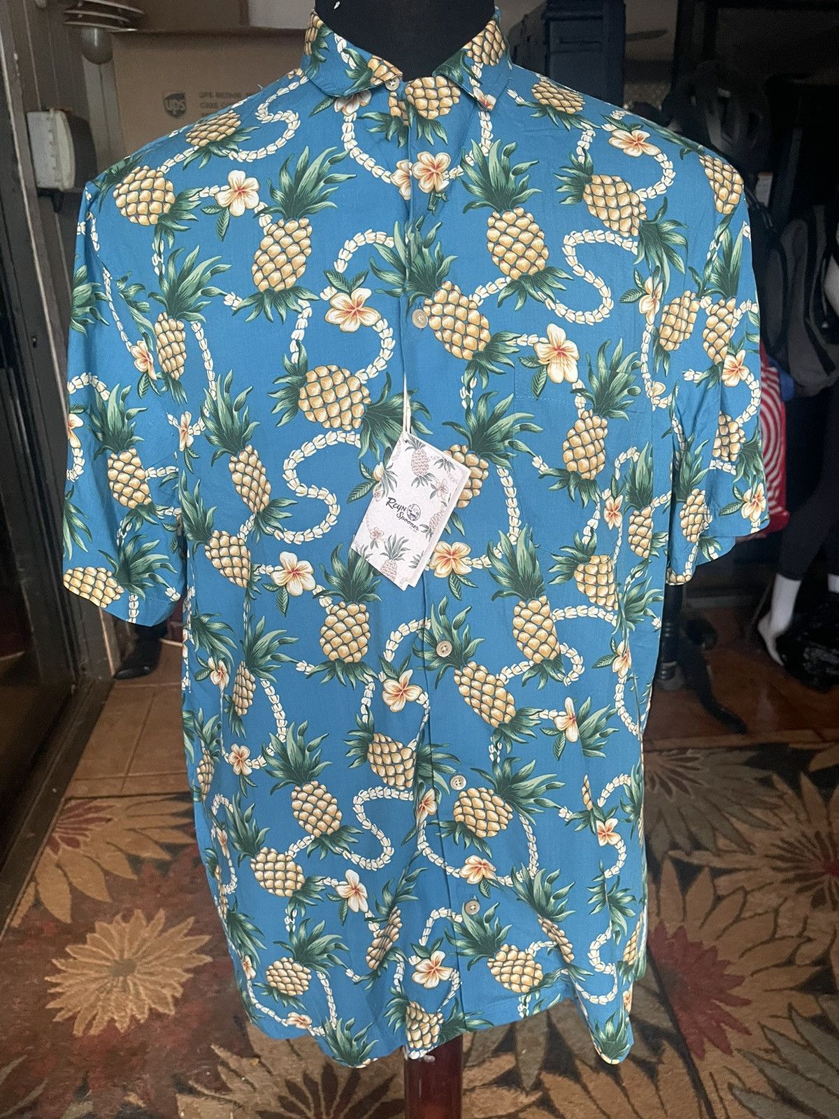 New Reyn Spooner Hawaiian Shirt Men's Large Multicolored