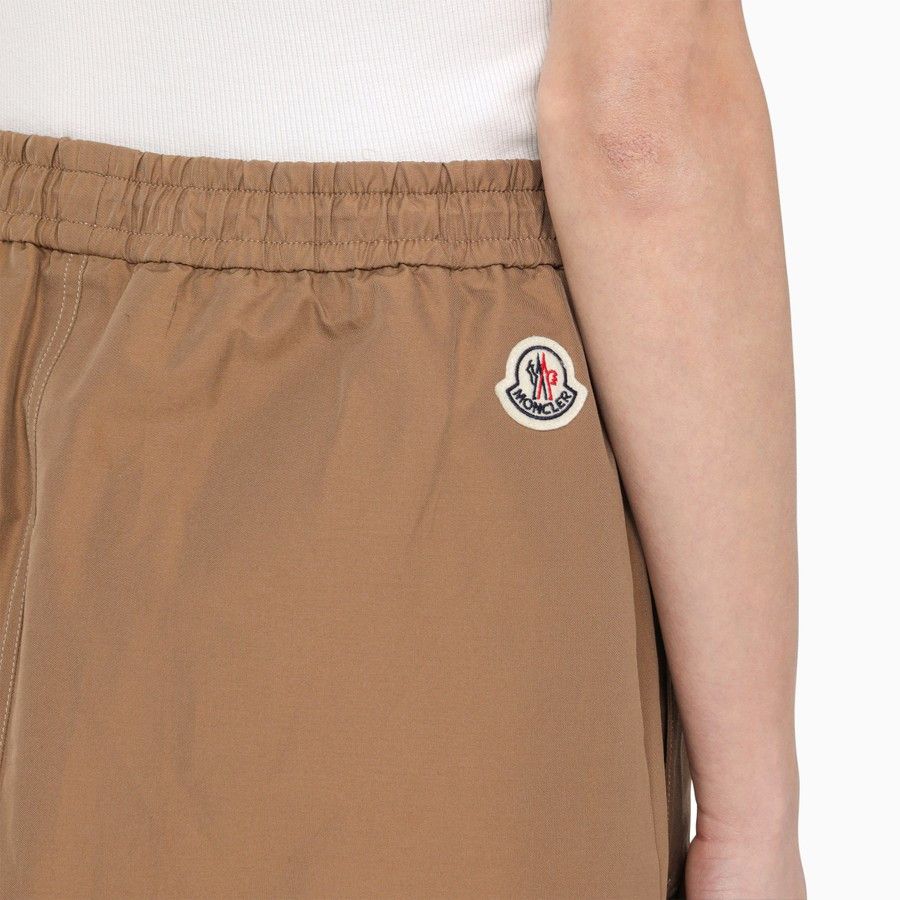Moncler o1d2blof0924 Cotton-Blend Miniskirt in Beige Size 27" / US 4 / IT 40 - 5 Thumbnail