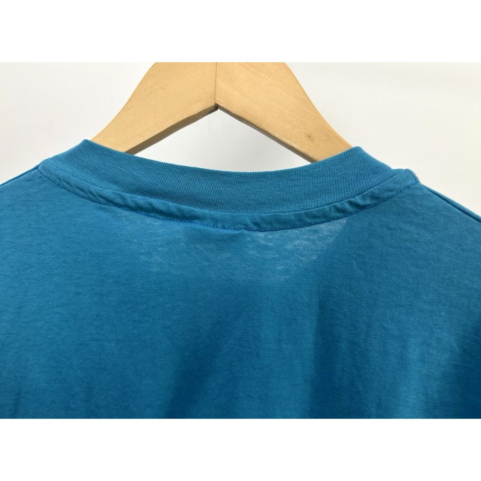 Hanes VTG McDonalds Paper Thin Burnout Worn Good Drape 5050 T-Shirt Size XL Men Blue Grunge 90s Mens Size US XL / EU 56 / 4 - 8 Thumbnail