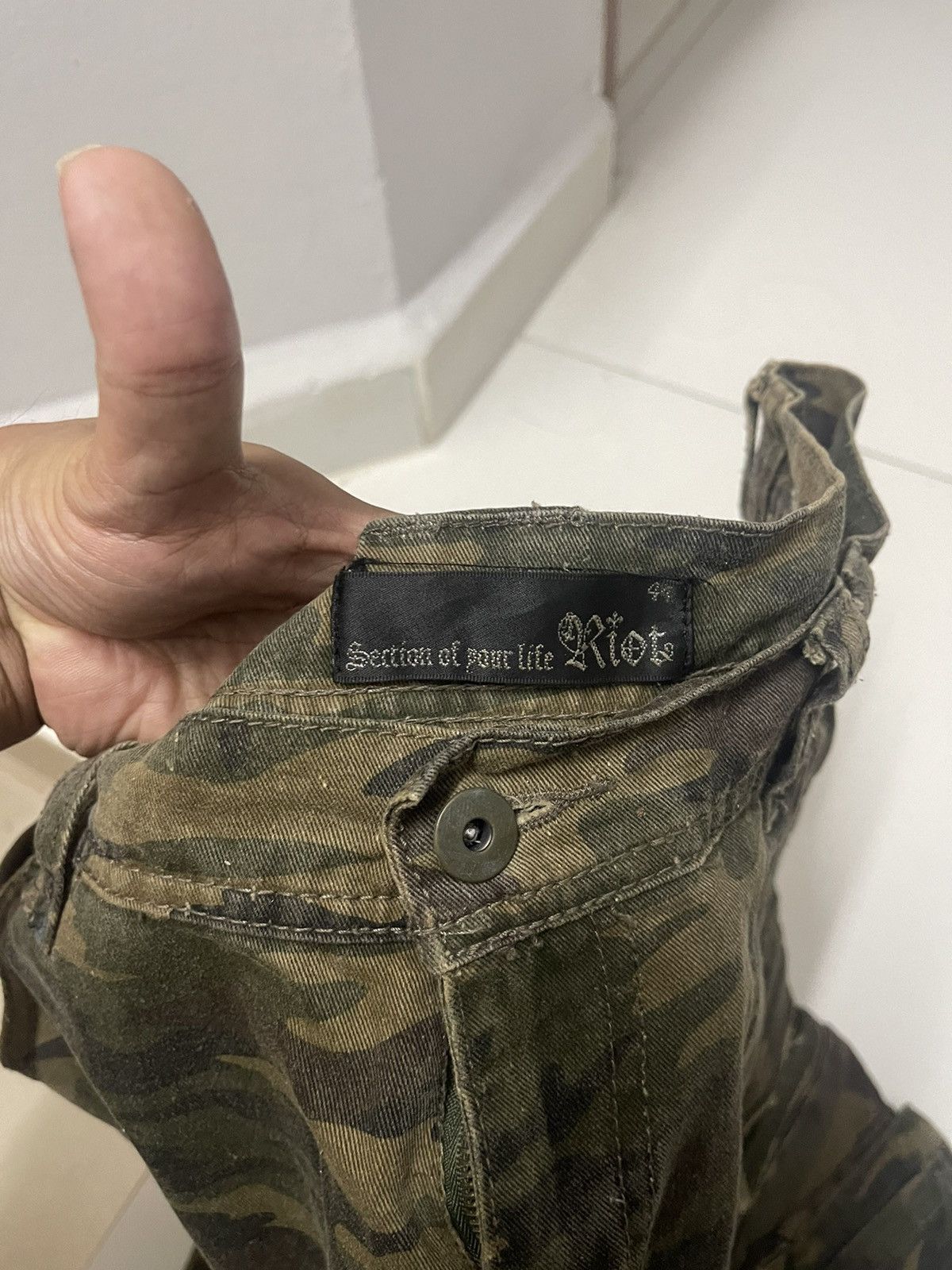 GOA RIOT FLARE INSPIRED G.O.A BOOTCUT CARGO PANTS Size US 31 - 6 Thumbnail