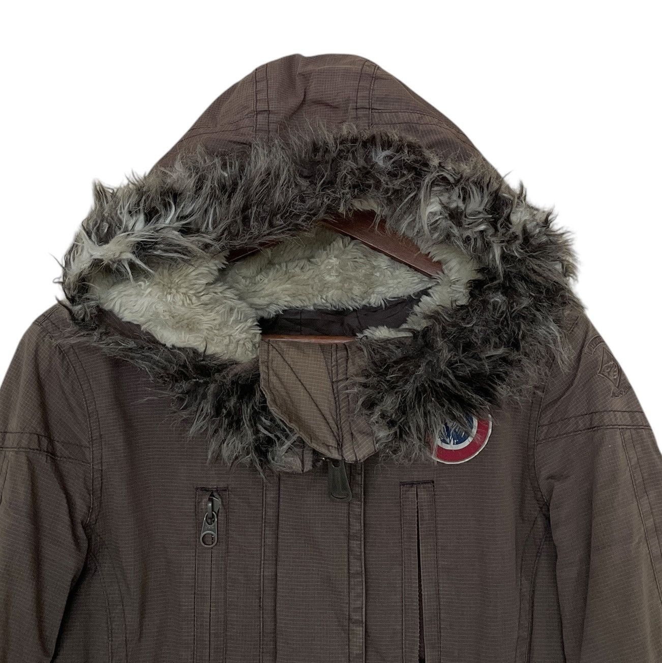 Hysteric Glamour × Japanese Brand Vintage Brand Hysteric Glamour Fur Parka Hoodie 1990s Size US L / EU 52-54 / 3 - 7 Thumbnail