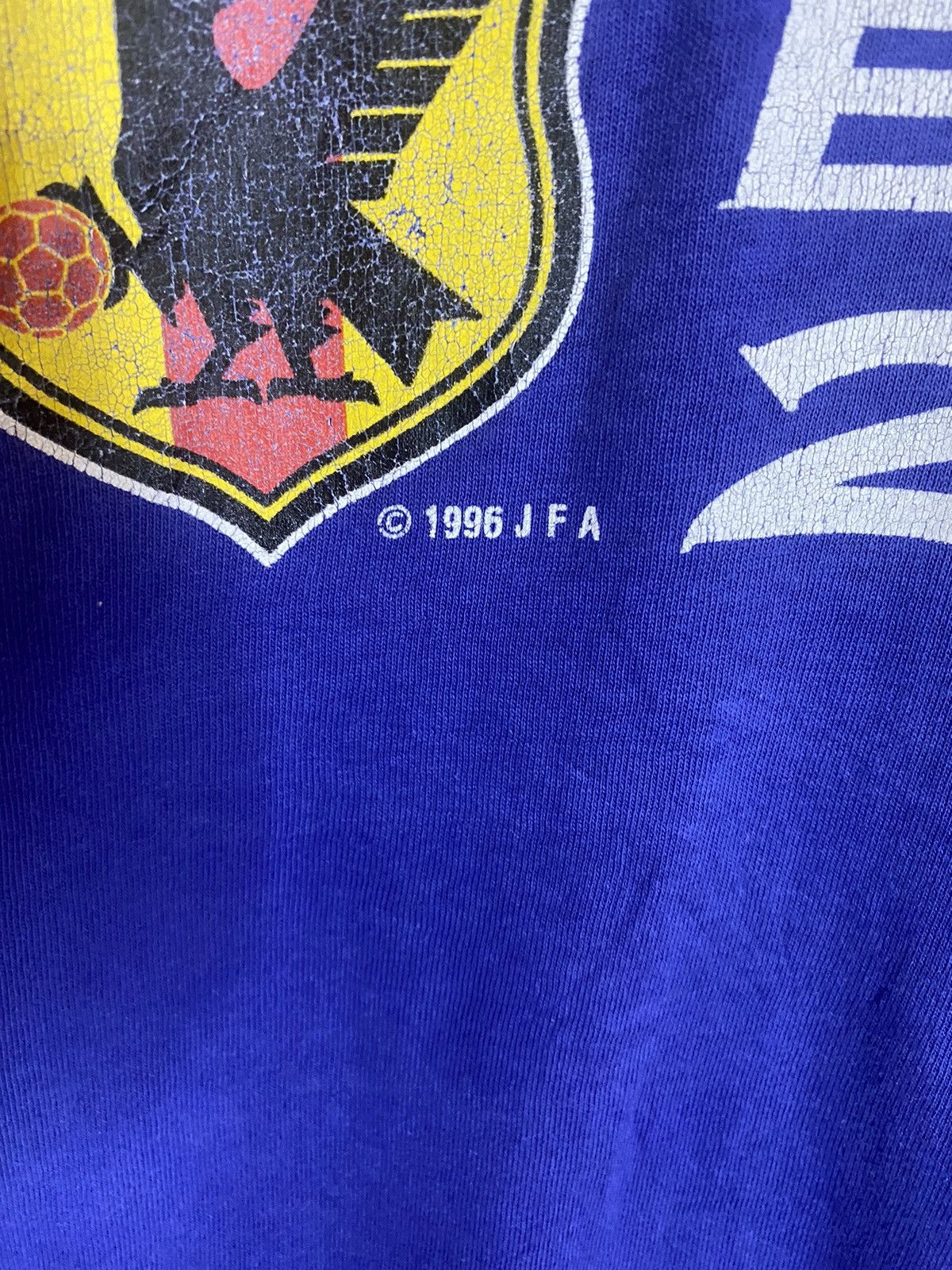 Disney × Japanese Brand × Mickey Mouse ‼️VINTAGE 2006 SAMURAI BLUE JFA X MICKEY TSHIRT Size US M / EU 48-50 / 2 - 5 Thumbnail