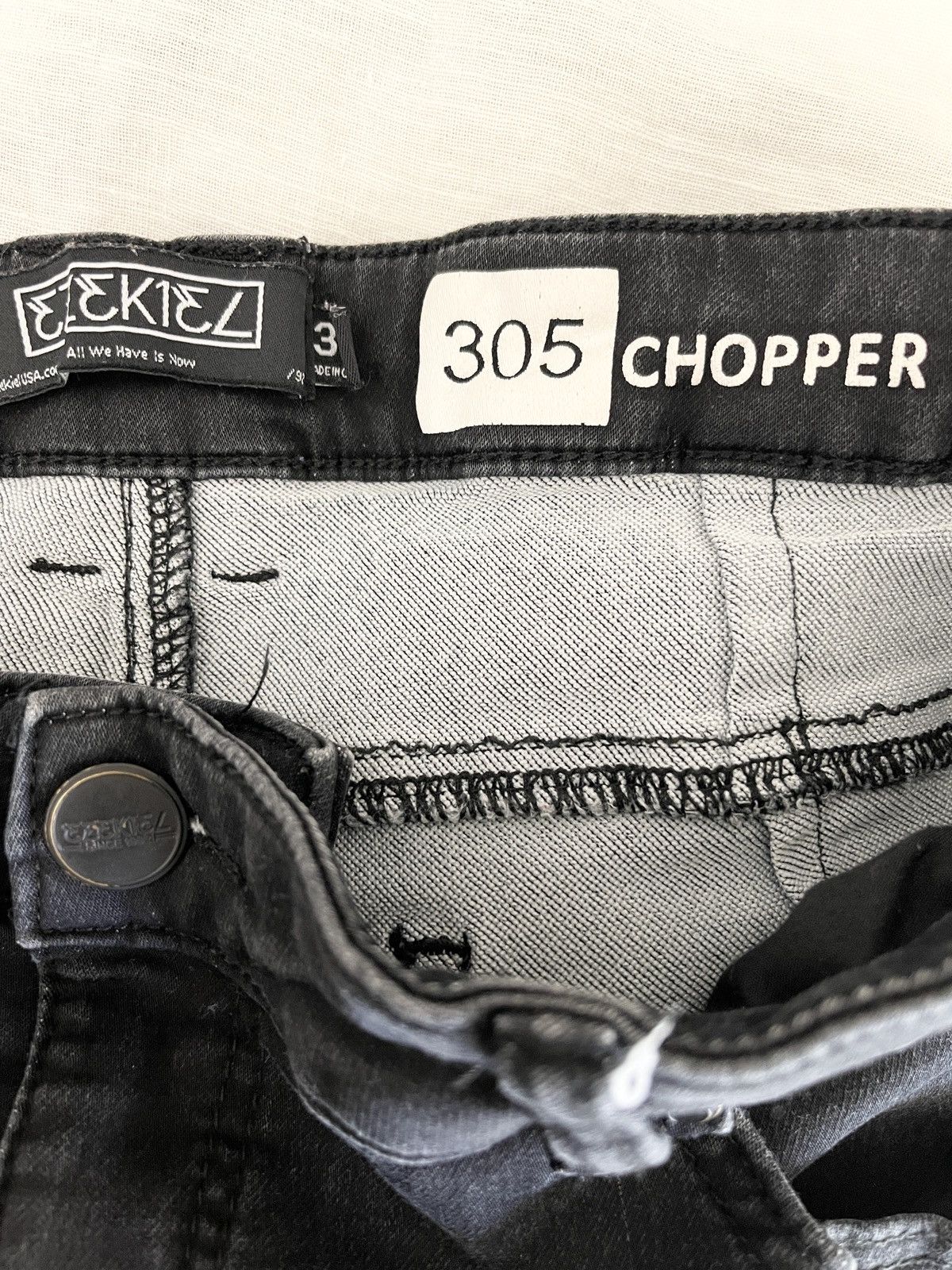 Ezekiel STEAL! 2000s Ezekiel Black Skinny Jeans Size US 36 / EU 52 - 10 Thumbnail