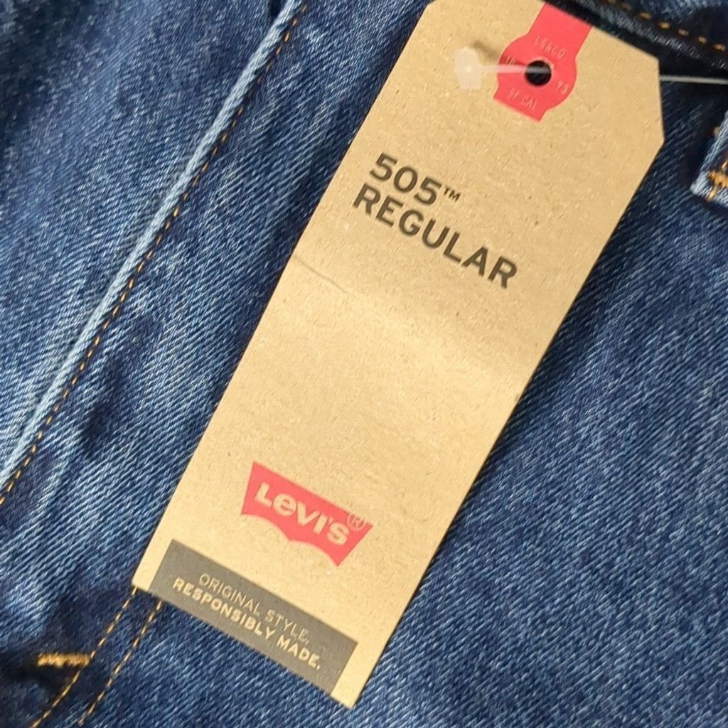 Levi's Levi's 505 regular straight leg jeans size 38x30 Size US 38 / EU 54 - 3 Thumbnail