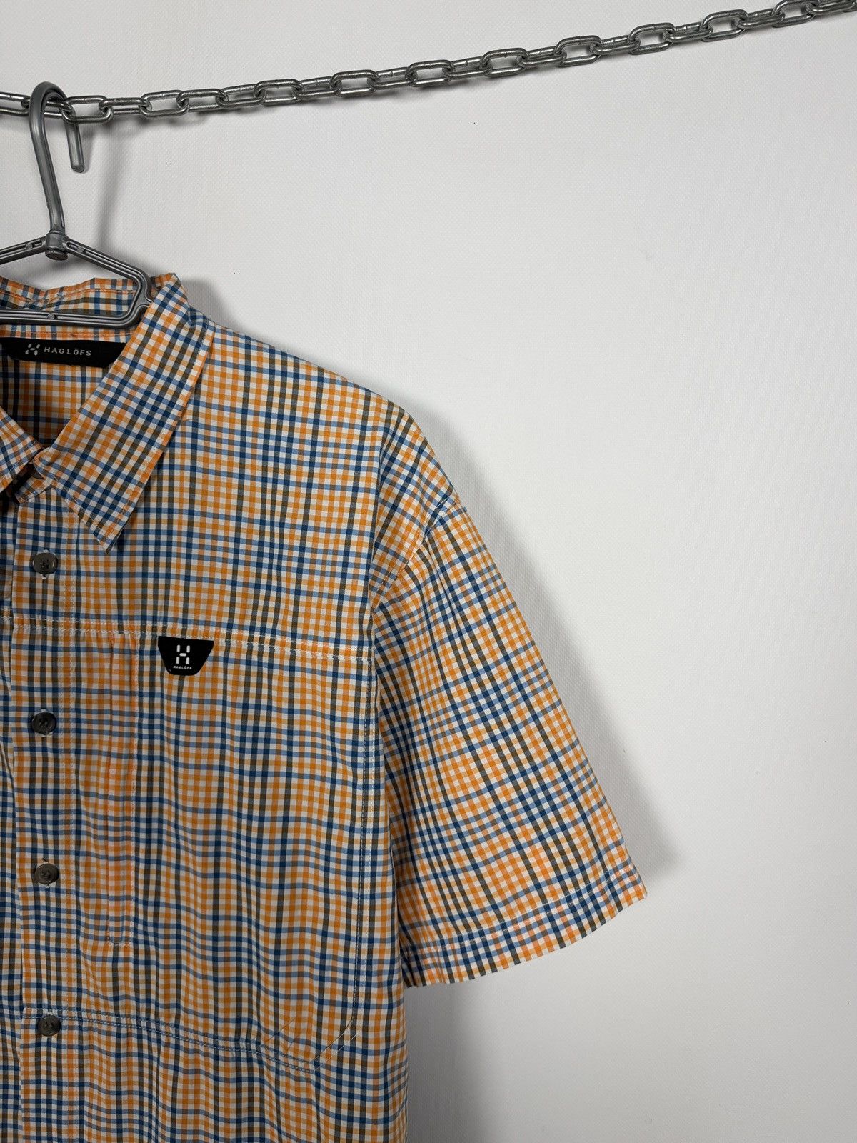 Haglofs Haglofs Climatic Short Sleeve Plaid Shirt Button Up Outdoor Size US XL / EU 56 / 4 - 2 Thumbnail