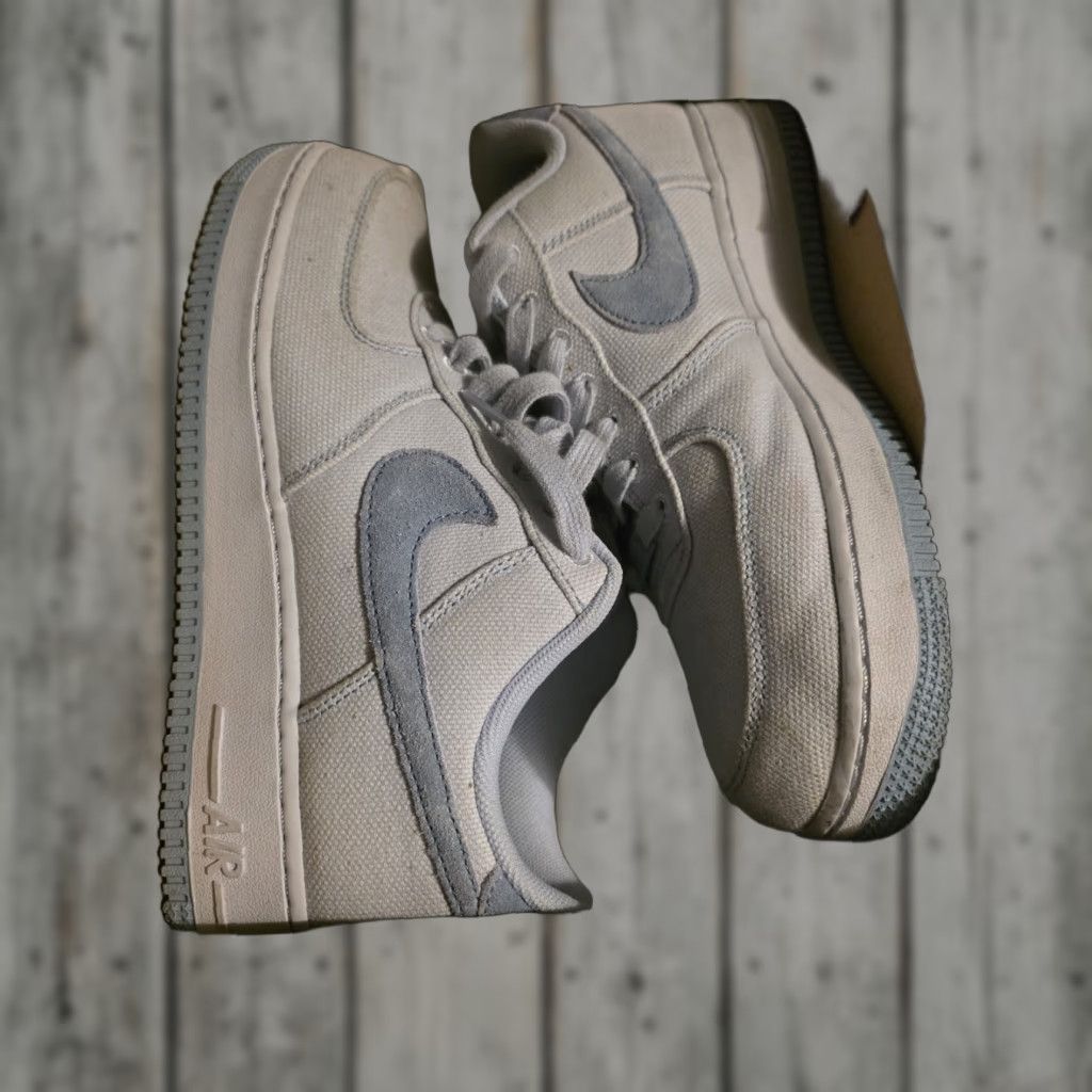 Nike Nike Air Force 1 Sneaker Mens 8.5 Football Grey Modern LV8 Blue Dip Dye Grey 90s Football Dyed Shoes Size US 6 / EU 39 - 1 Thumbnail