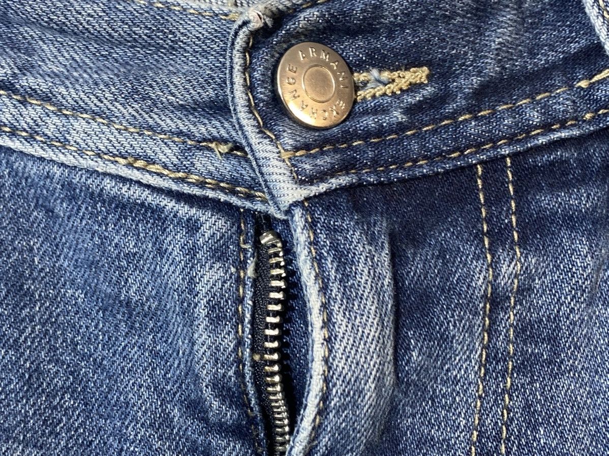 Armani Exchange × Japanese Brand Armani Exchange women’s blue jeans size 29 Size 29" - 2 Thumbnail