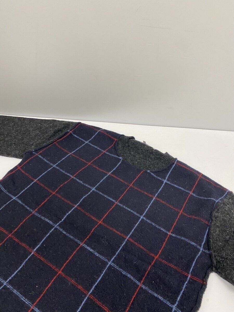Comme des Garcons × Comme des Garcons Homme Plaid Wool Knit Sweater Size US M / EU 48-50 / 2 - 6 Thumbnail