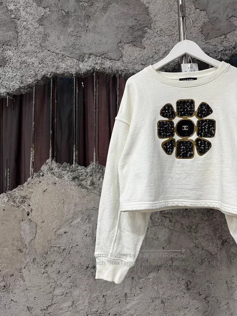 Chanel Chanel White sweatshirt Size S / US 4 / IT 40 - 3 Thumbnail
