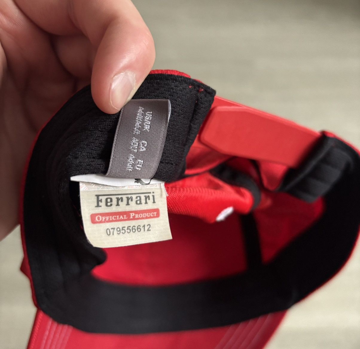 Designer × Ferrari × Puma Vintage Puma Ferrari Red Cap Y2K Racing Size ONE SIZE - 3 Thumbnail