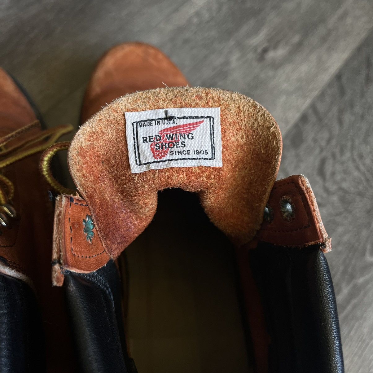Red Wing Vintage 1990s Red Wing Shoes Leather Boots Brown Model 207 Size US 9.5 / EU 42-43 - 6 Thumbnail