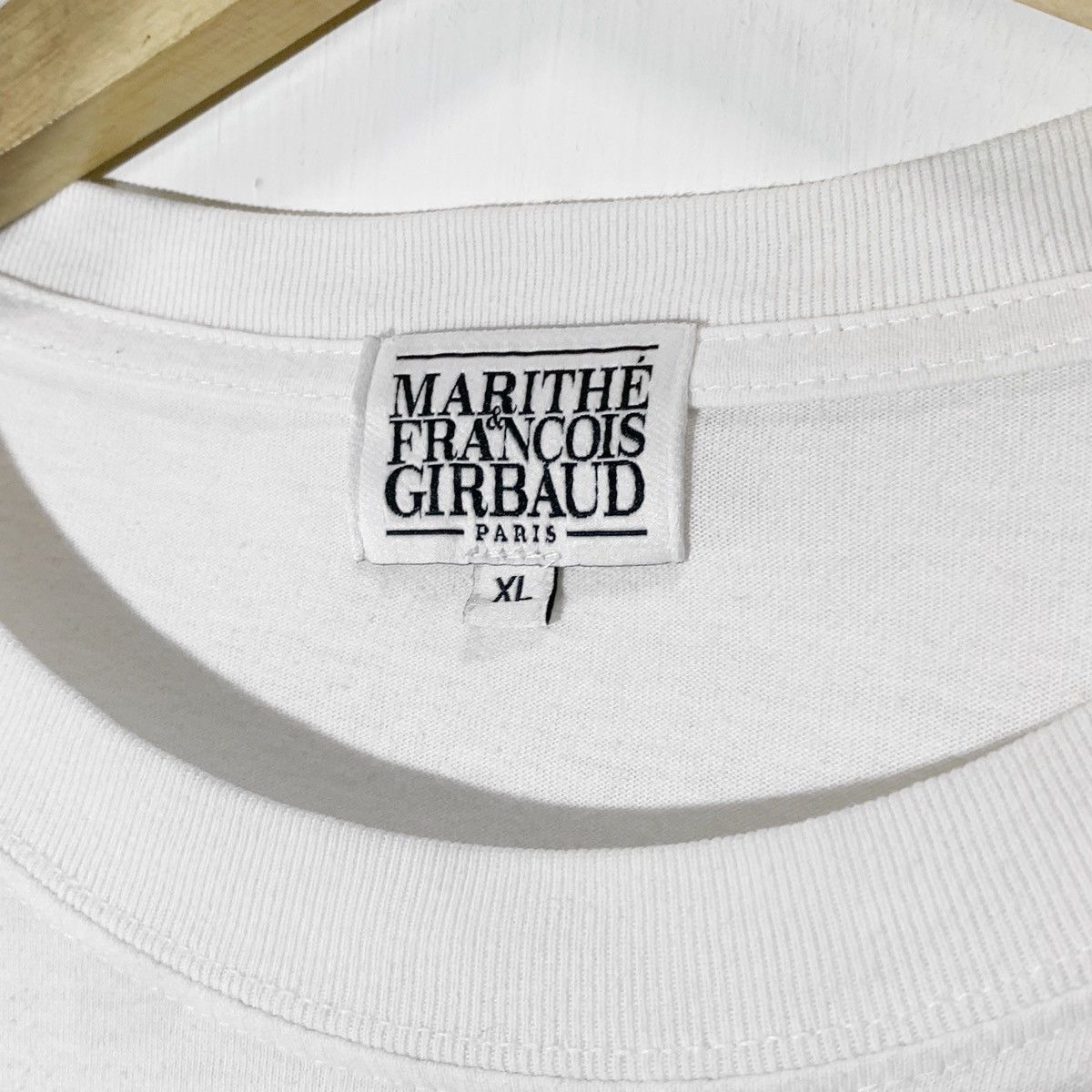 Marithe Francois Girbaud Paris Og logo White tee - Short