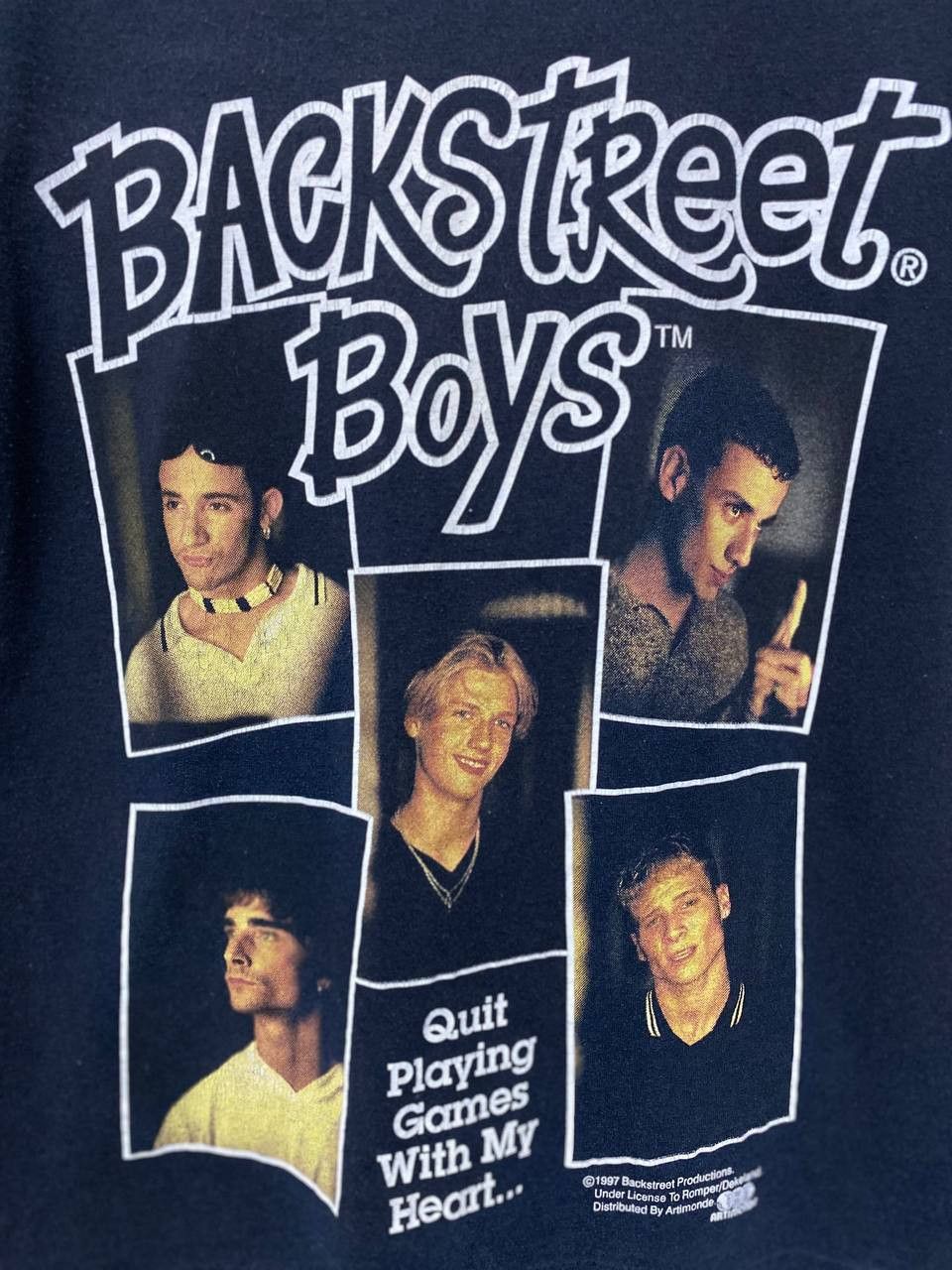 Band Tees vintage 90s backstreet boys tee boys size Size US M / EU 48-50 / 2 - 2 Thumbnail