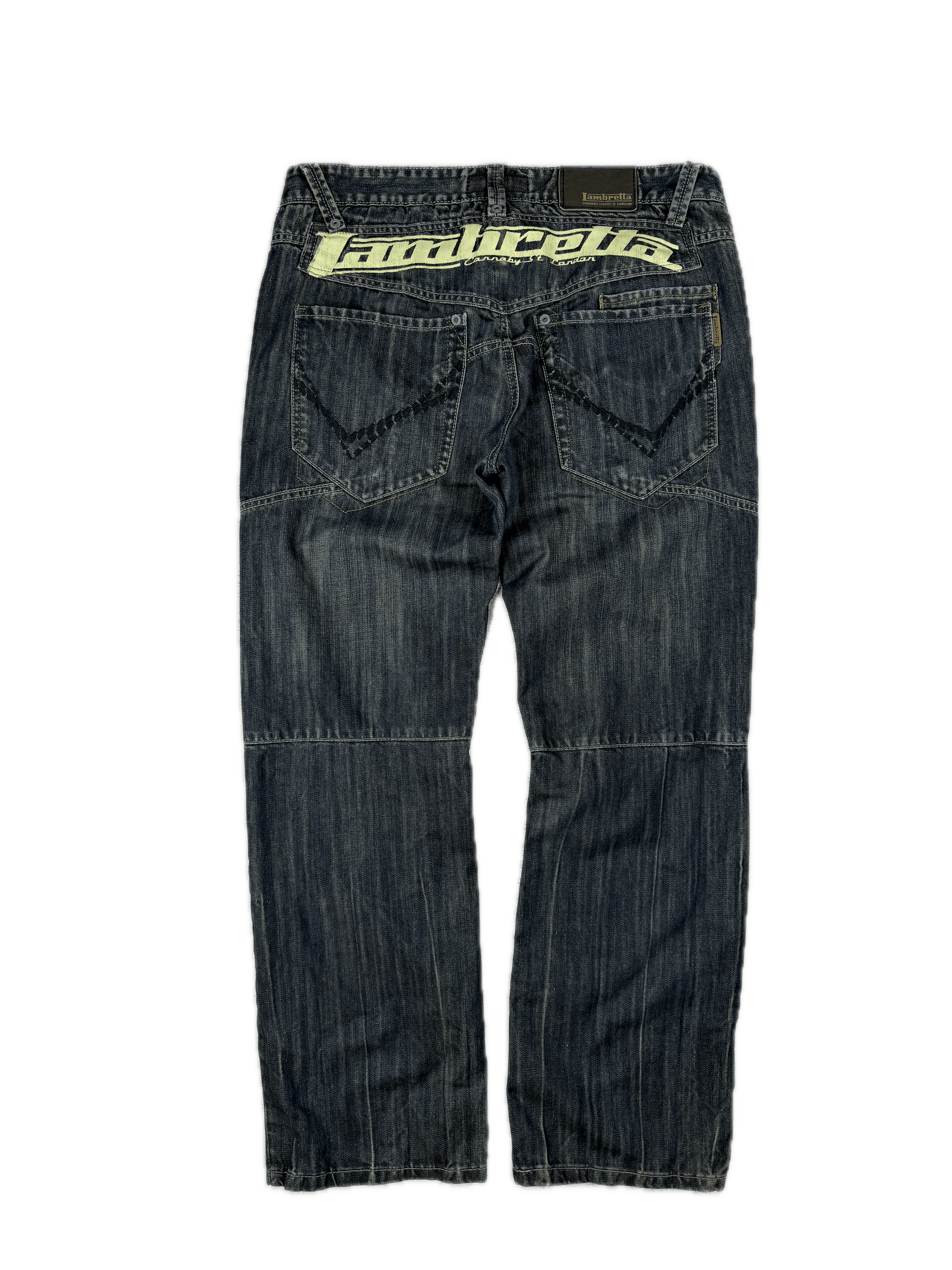 JNCO Lambretta Jeans Vintage Easy Fit Straight Leg Streetwear Size US 38 / EU 54 - 1 Thumbnail
