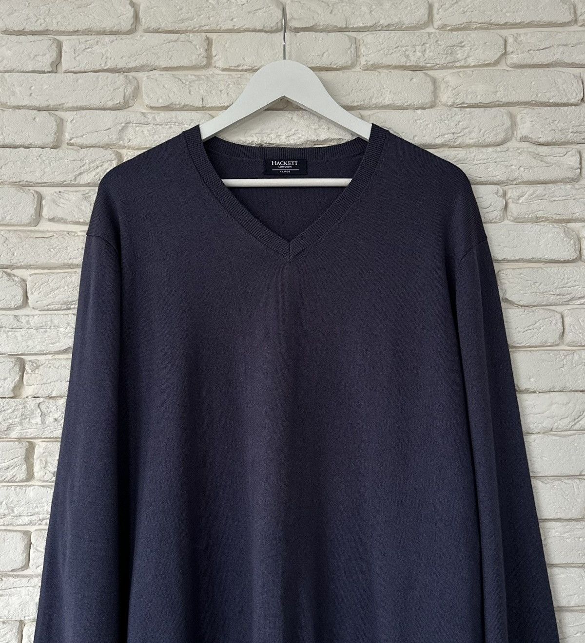 Hackett Hackett London Silk Sweater Jumper Cardigan Men's Size XL Size US XL / EU 56 / 4 - 3 Thumbnail