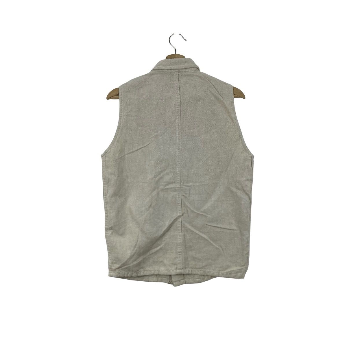 Vintage Vintage TOKISHIRAZU Utility Vest Canvas Pocket Workwear Size S / US 4 / IT 40 - 6 Thumbnail