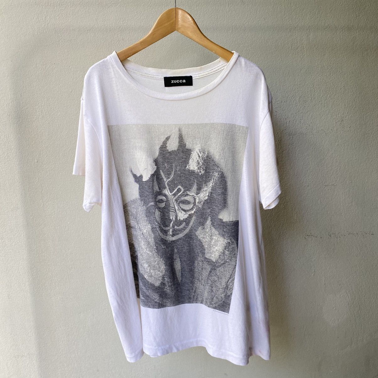 Zucca ZUCCA White Graphic Print T-Shirt Size US M / EU 48-50 / 2 - 10 Thumbnail