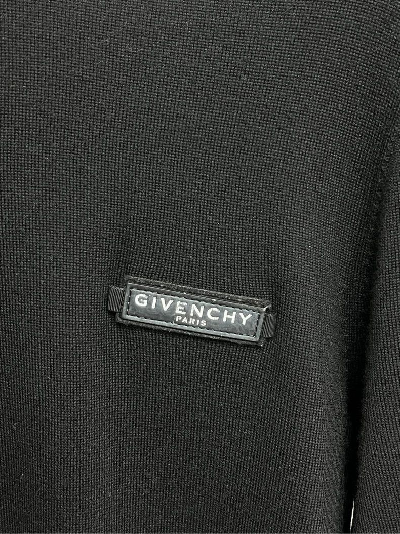 Givenchy Givenchy Givenchy Logo Sweater with Leather Patch -2507 Size US M / EU 48-50 / 2 - 3 Thumbnail