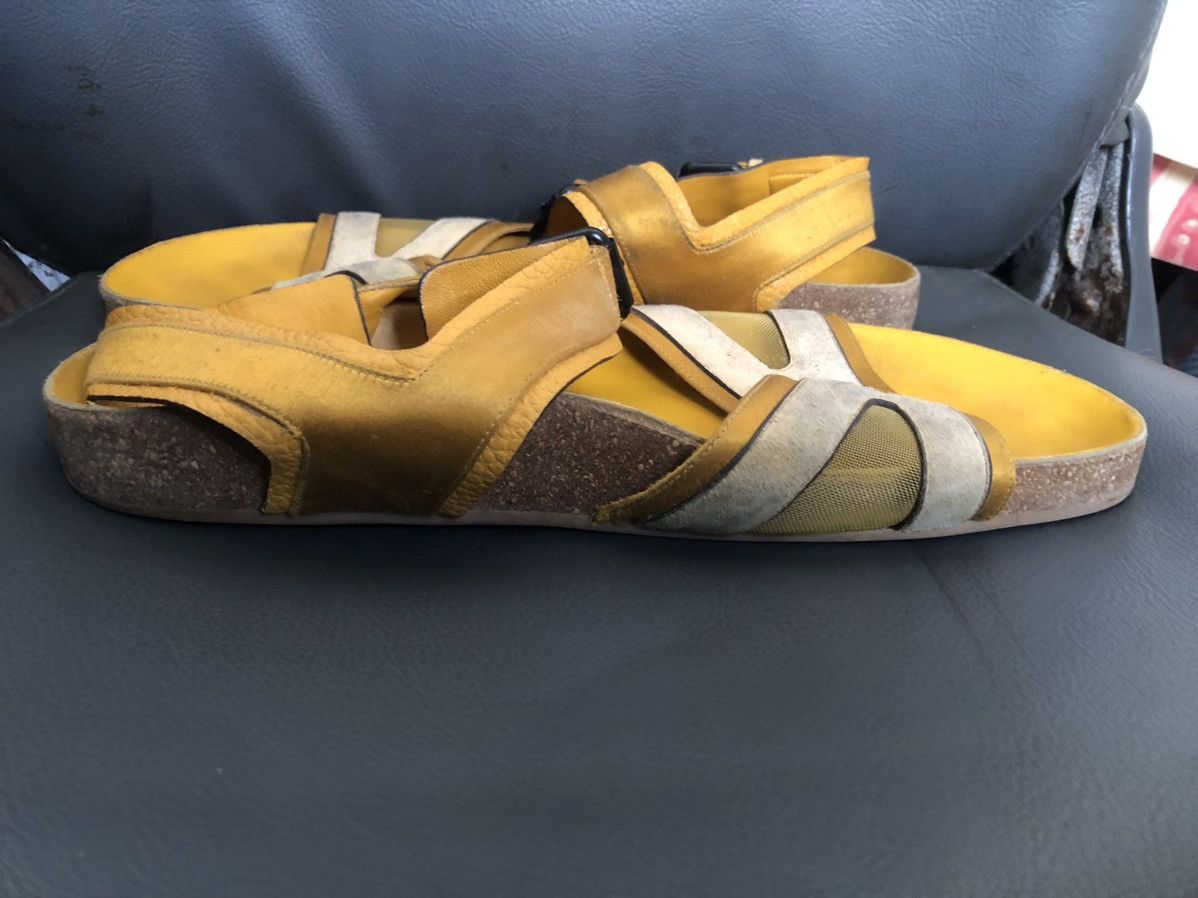 Burberry Prorsum Burberry Yellow Leather Men’s Sandals Size 42 Size US 8 / EU 41 - 5 Thumbnail