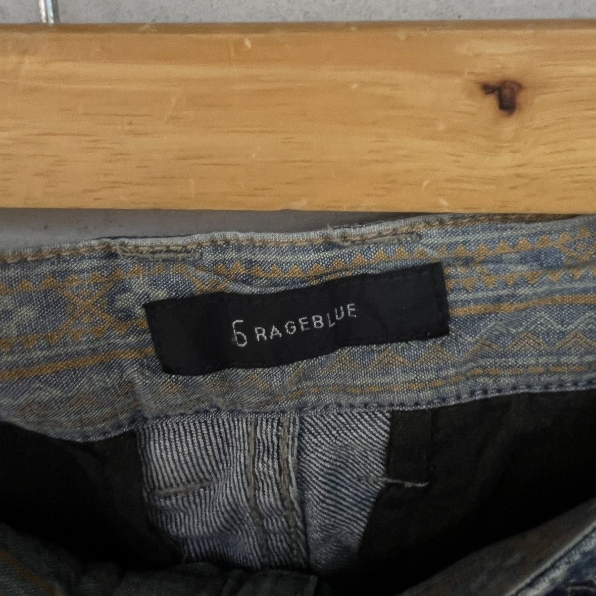 Other Vintage Rage Blue Denim Jeans Pullover Jumper Size 5 W15 L29 Size US 26 / EU 42 - 7 Thumbnail